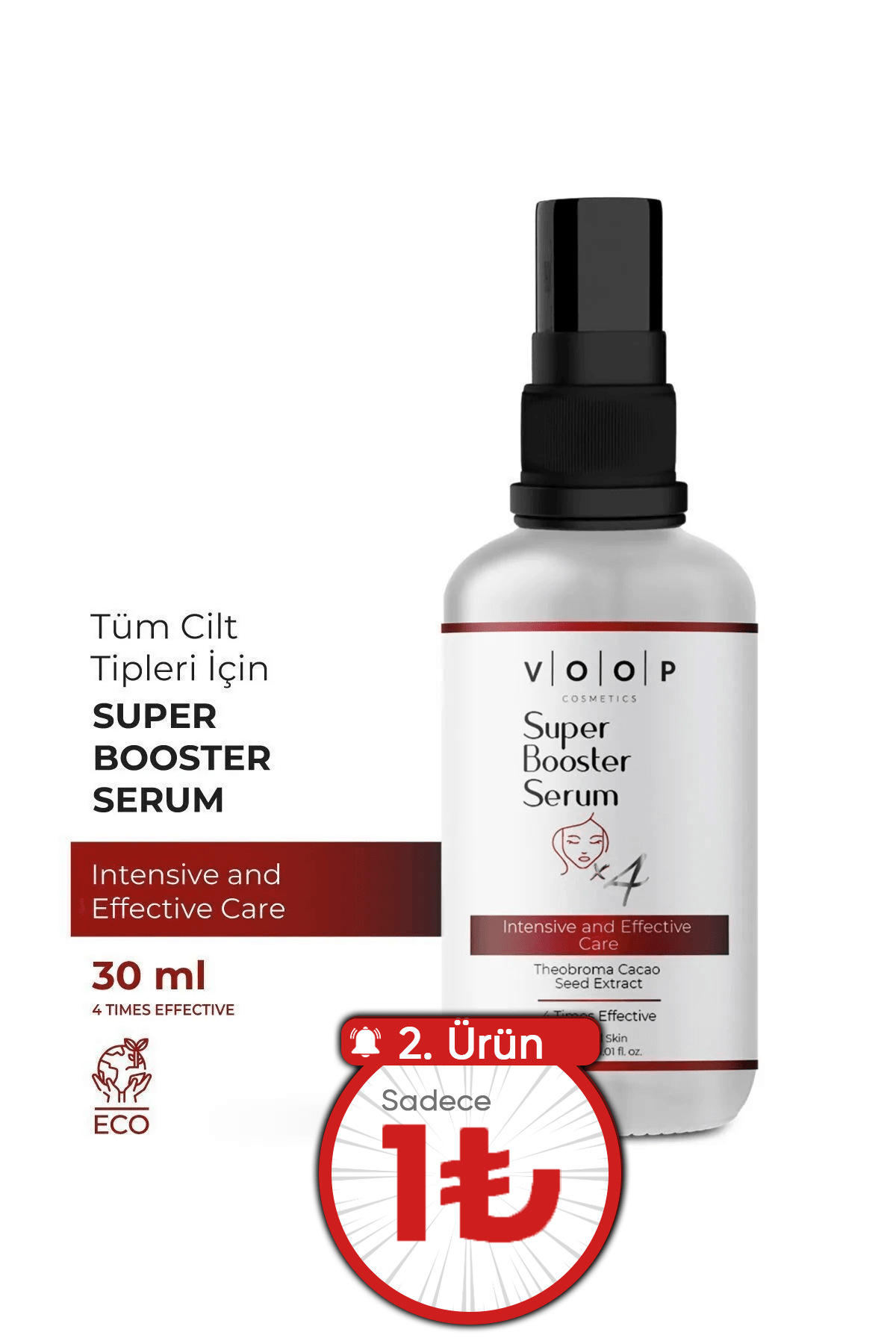 Super Booster Serum | Kullanılan Serumların Etkisini 4 Kat Artırır - 30 ml