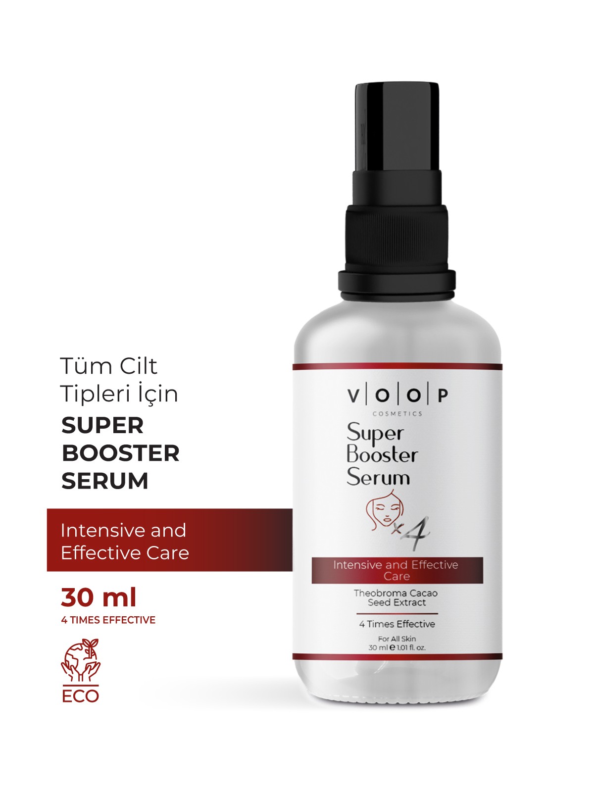 Kullanılan Serumların Etkisini 4 Kat Artıran Super Booster Serum - 30 ml