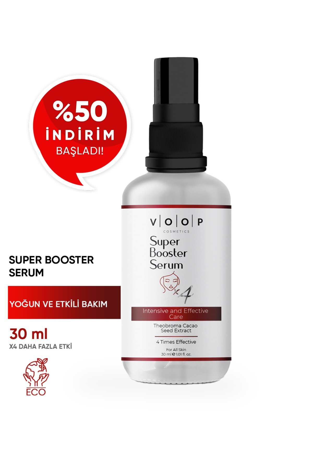 Super Booster Serum 30 ml | X4 Effect Cilt Bakım Serumu