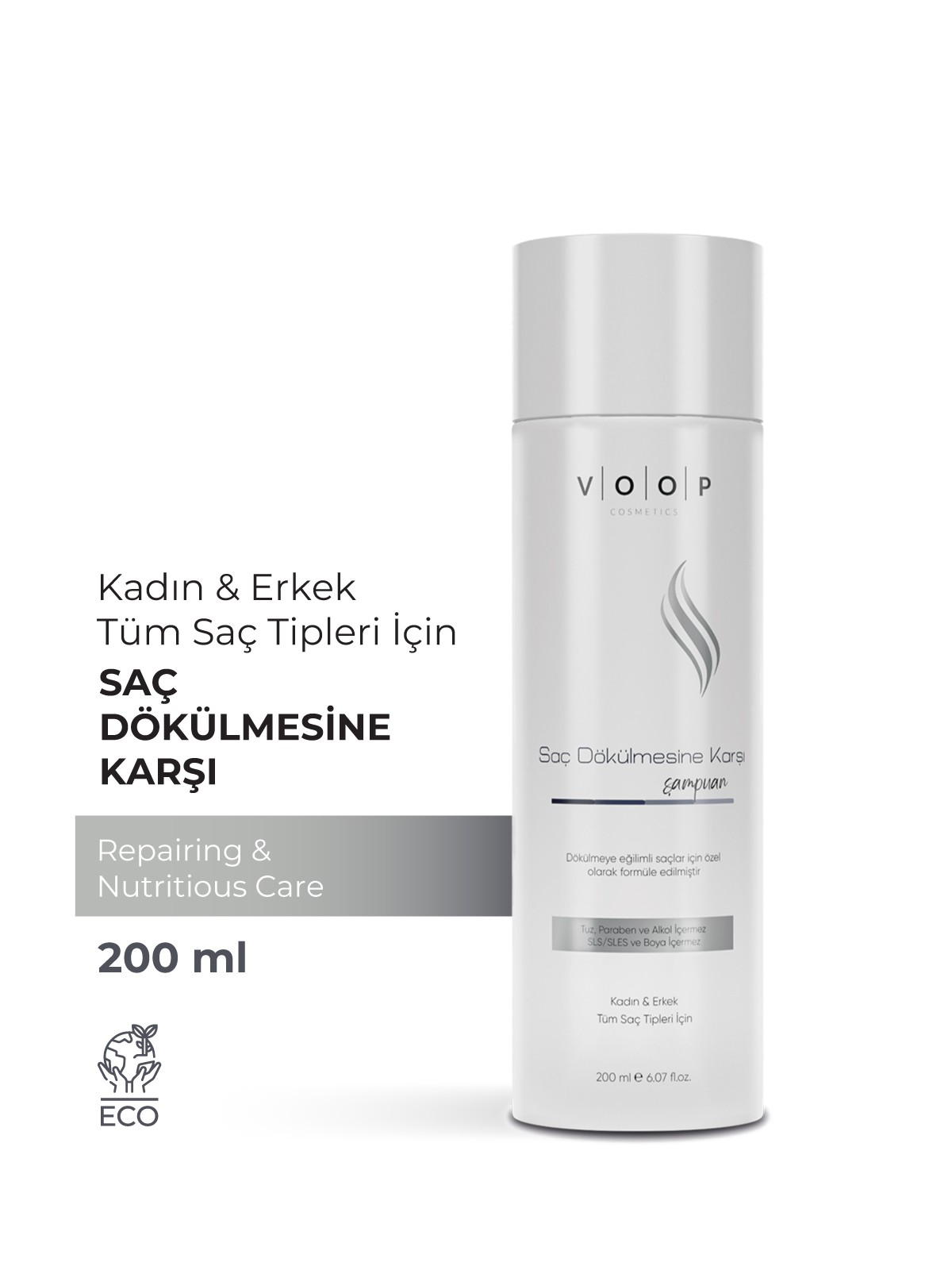 Saç Dökülmesine Karşı Bakım Şampuanı - 200 ml | Anti Hair Loss Formülü