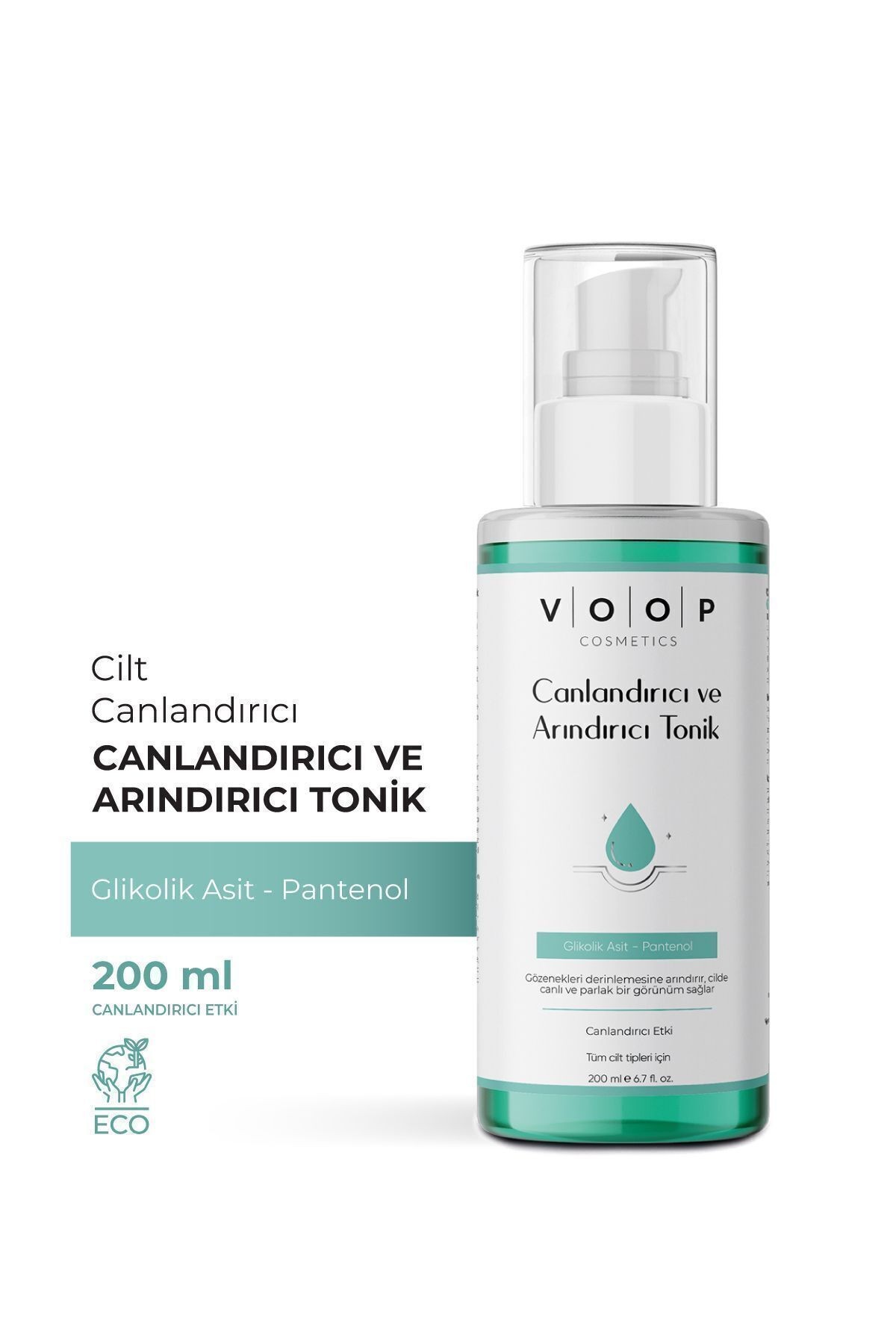 Gözenek Arındırıcı & Parlatıcı Tonik | Cildi Canlandırır ve Arındırır - 200 ml