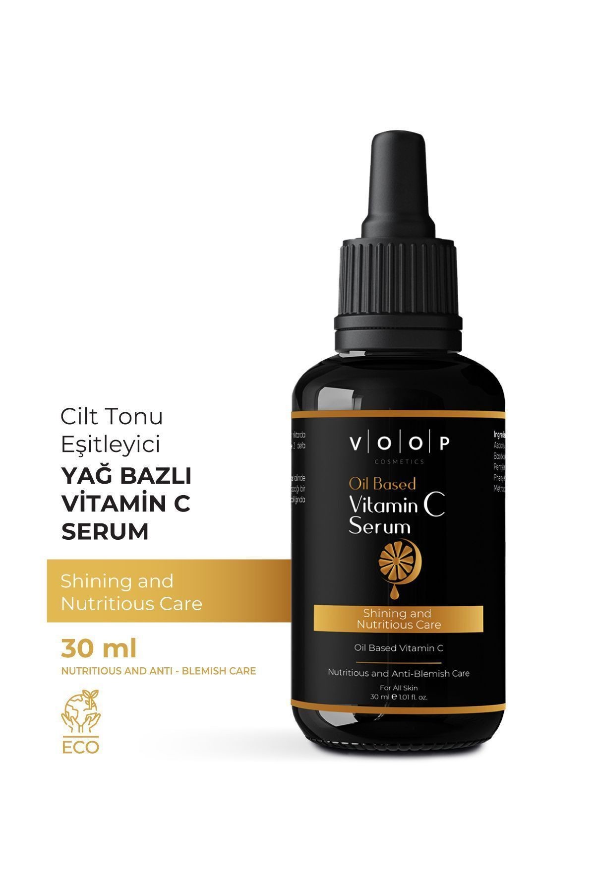 Yağ Bazlı C Vitamin Serum |Yüz ve Cilt Parlatıcı & Besleyici - 30 ml