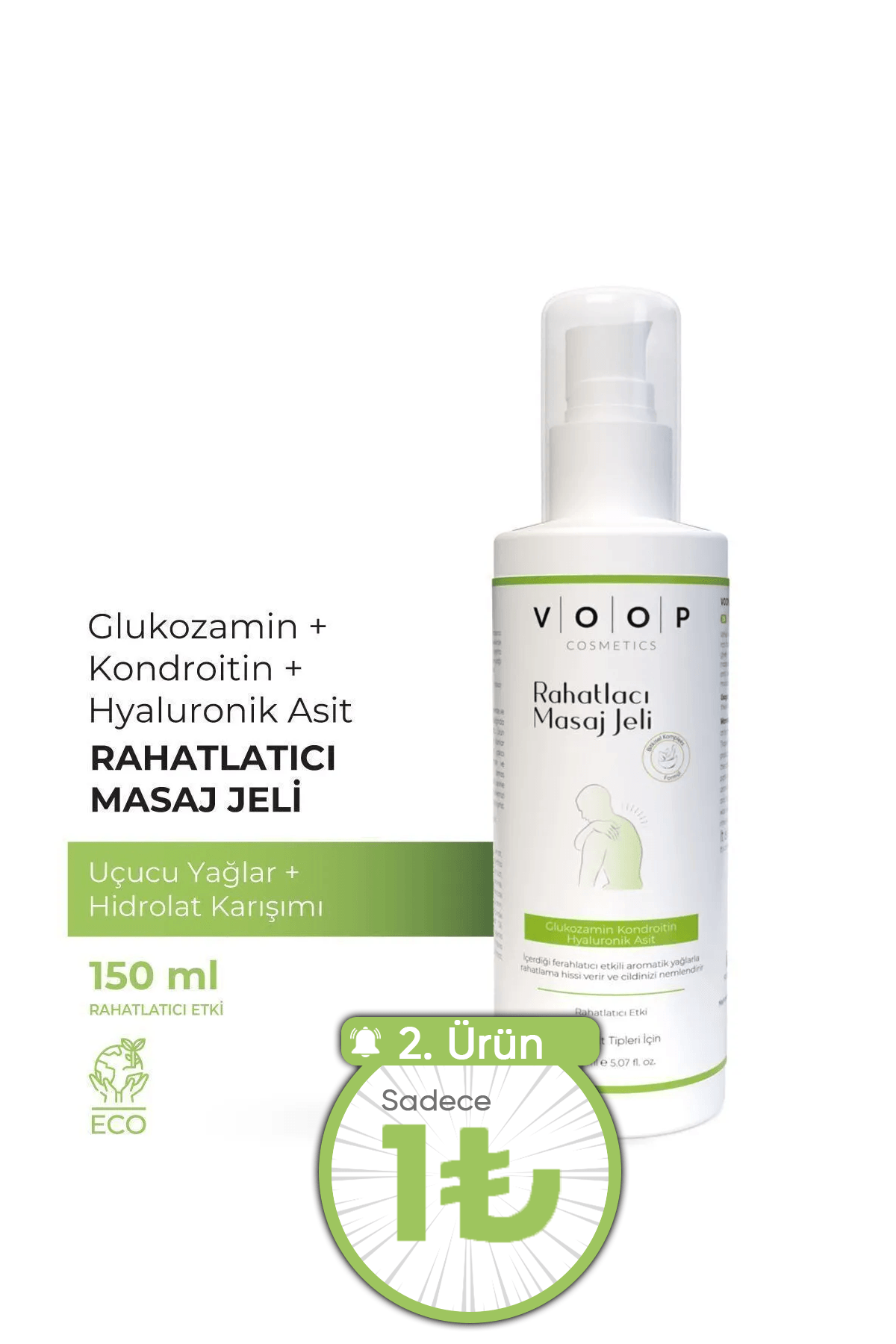 Rahatlatıcı Masaj Jeli | Rahatlatıcı & Nemlendirici Bakım  - 150 ml