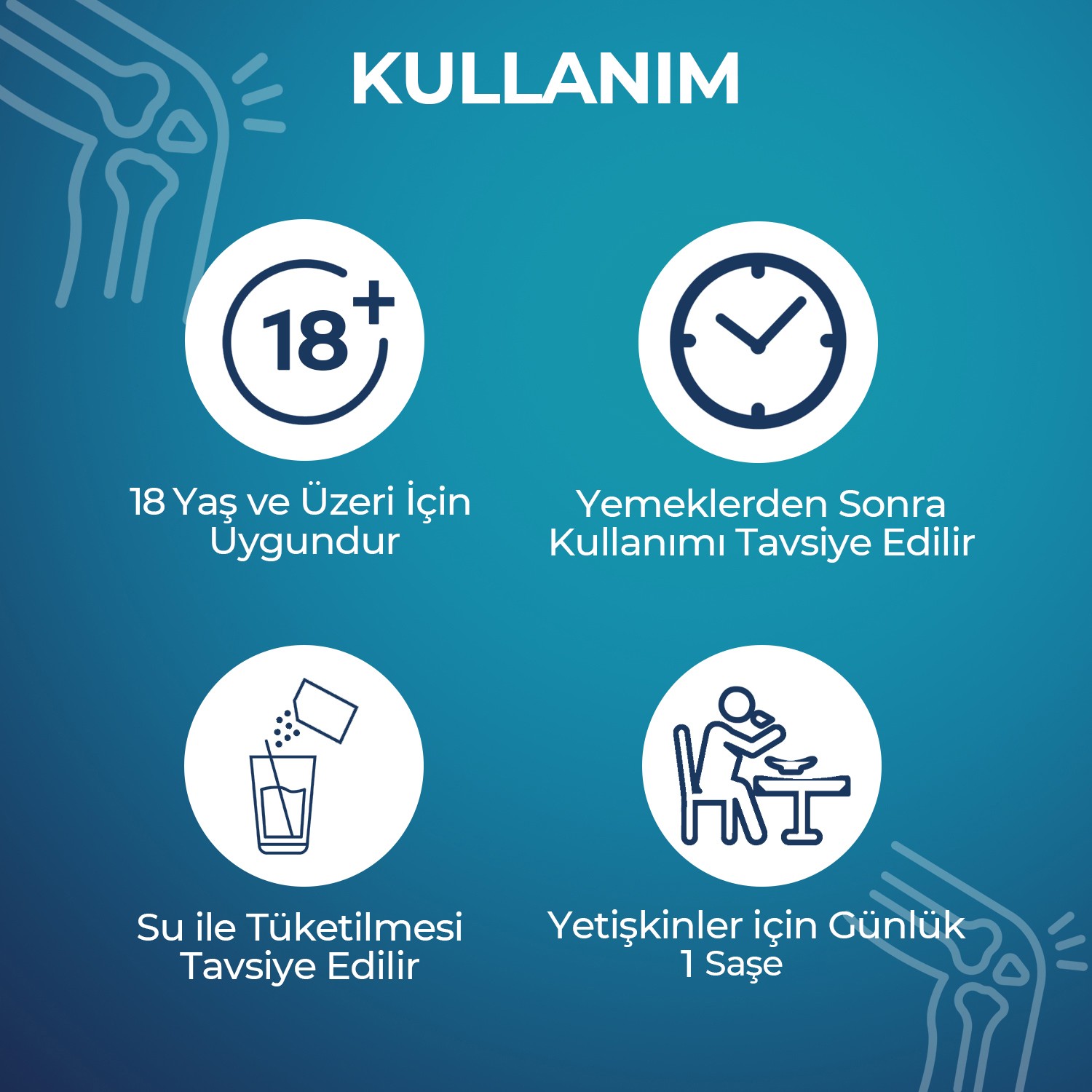 Kompleks Formülü Tip 2 Collagen Glukozamin - 7 Toz Saşe