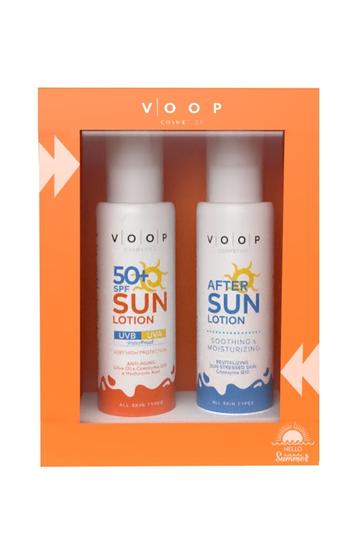 Vücut Güneş Kremi 50 Spf - 150 ml & Güneş Sonrası Krem - 150 ml | Ikili Set