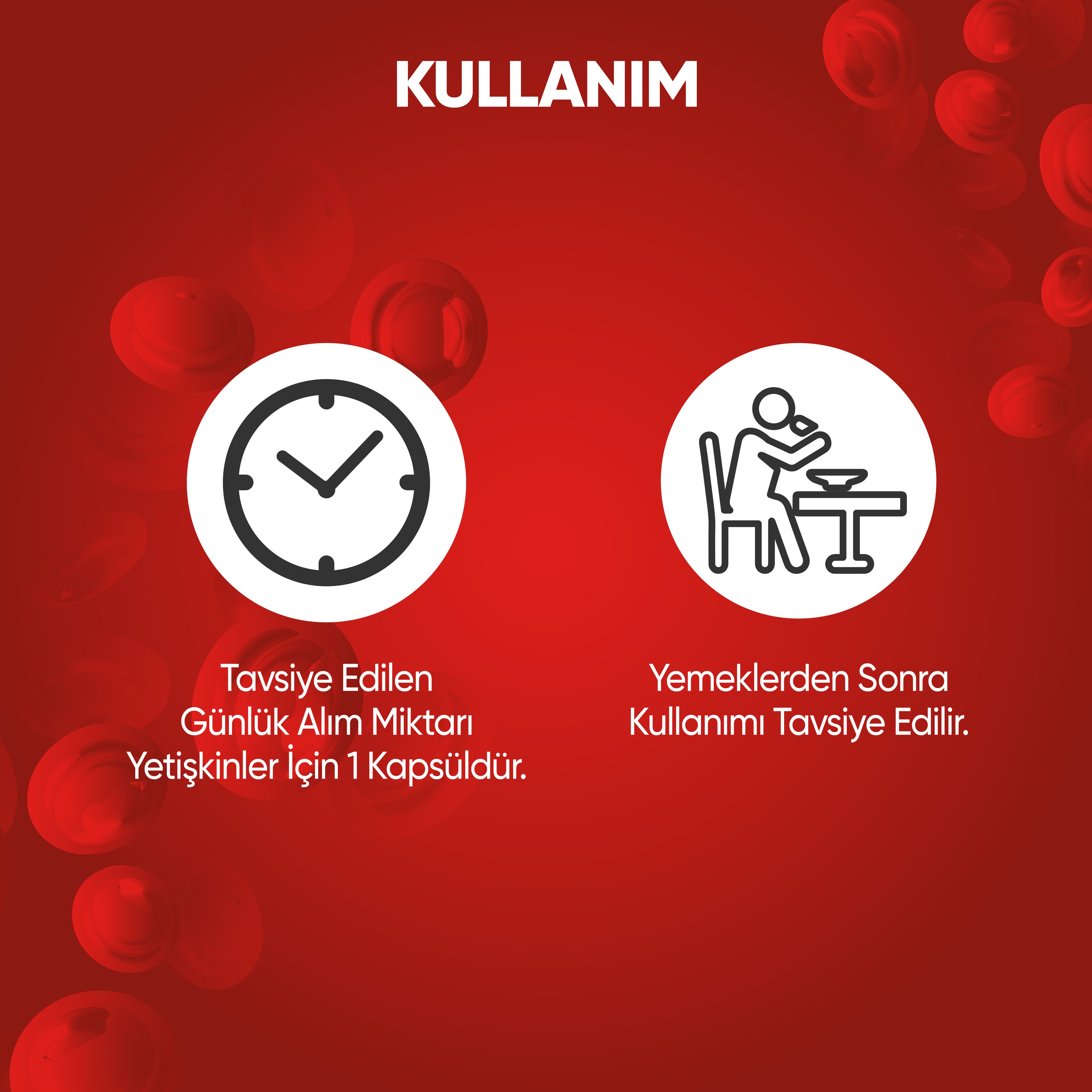 B12 Vitamini | Sinir Sistemi ve Kırmızı Kan Hücre Oluşumu Desteği | 60 Kapsül