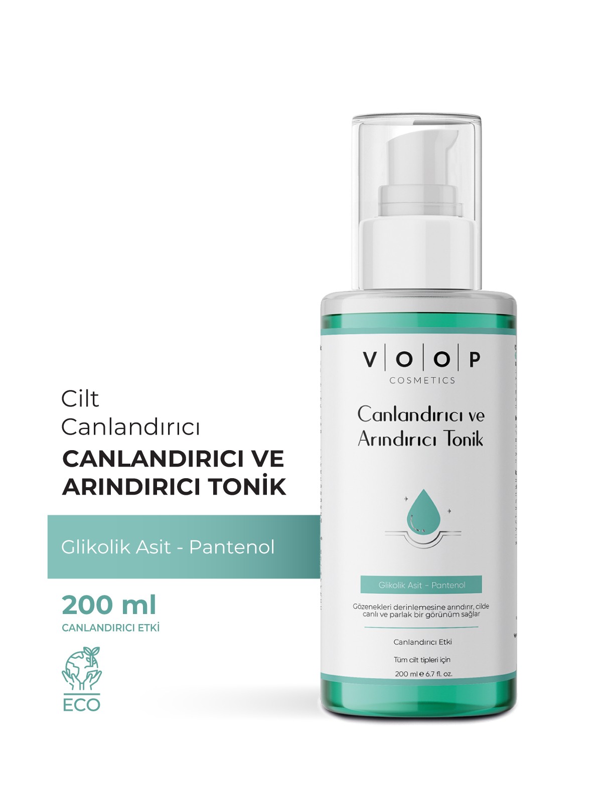 Gözenek Arındırıcı & Parlatıcı Tonik | Cildi Canlandırır ve Arındırır - 200 ml