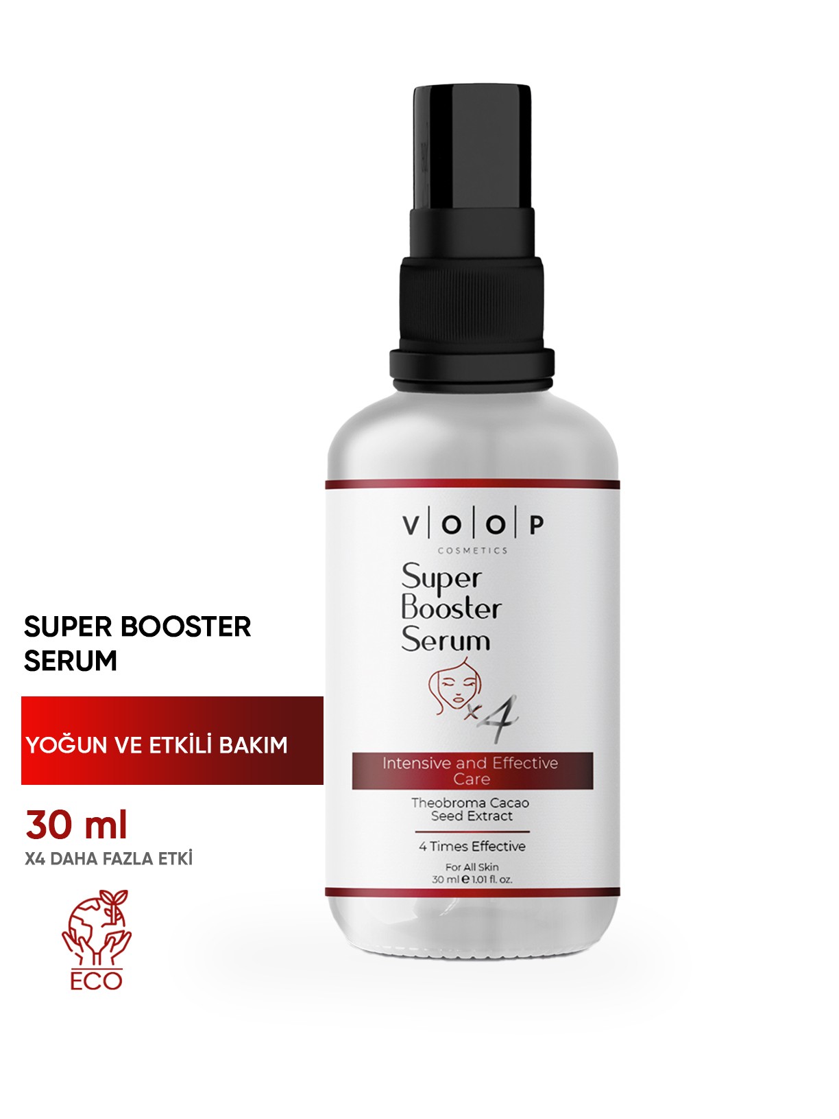 Super Booster Serum 30 ml | X4 Effect Cilt Bakım Serumu