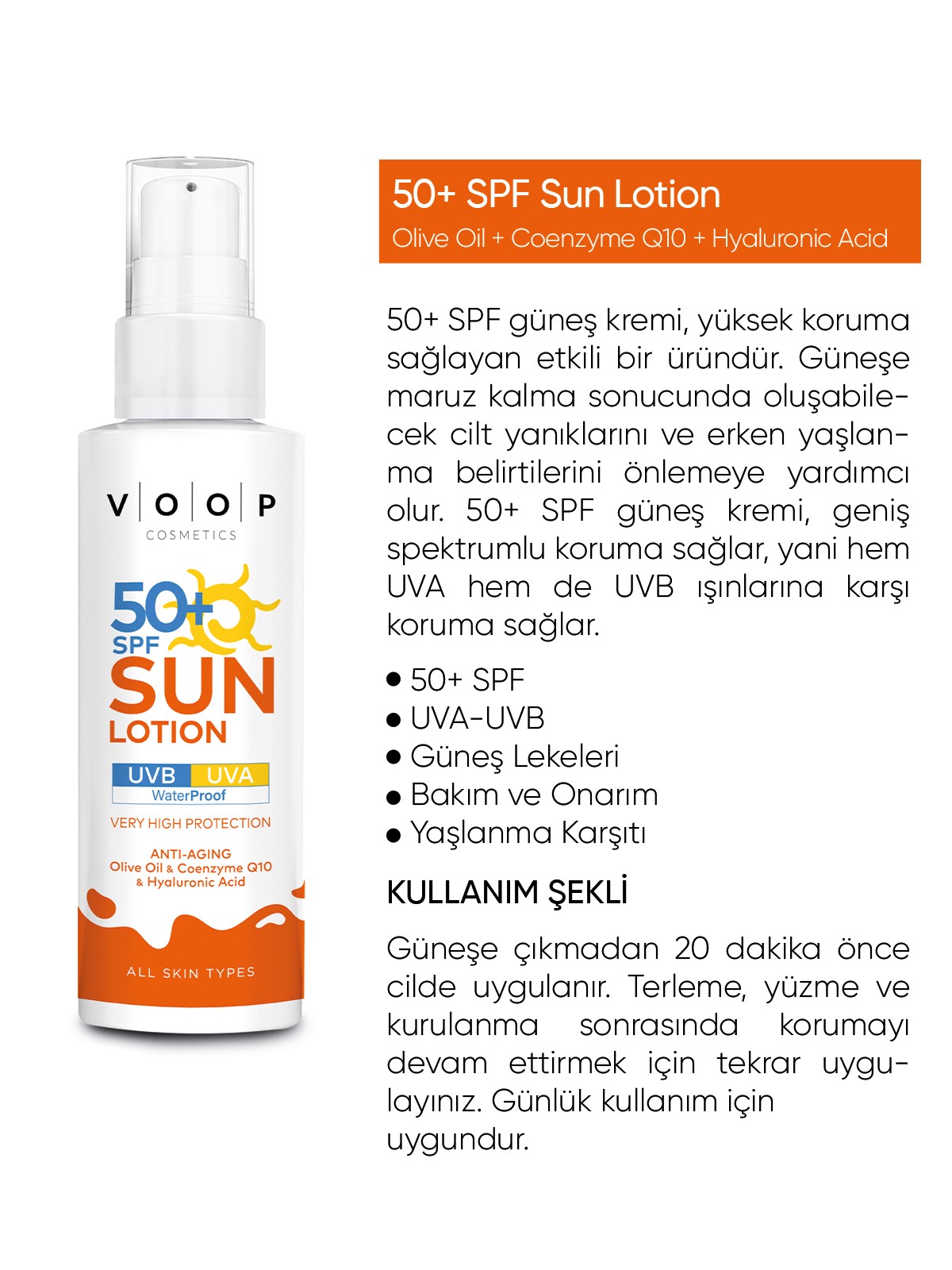 Vücut Güneş Kremi 50 Spf - 150 ml & Güneş Sonrası Krem - 150 ml | Ikili Set