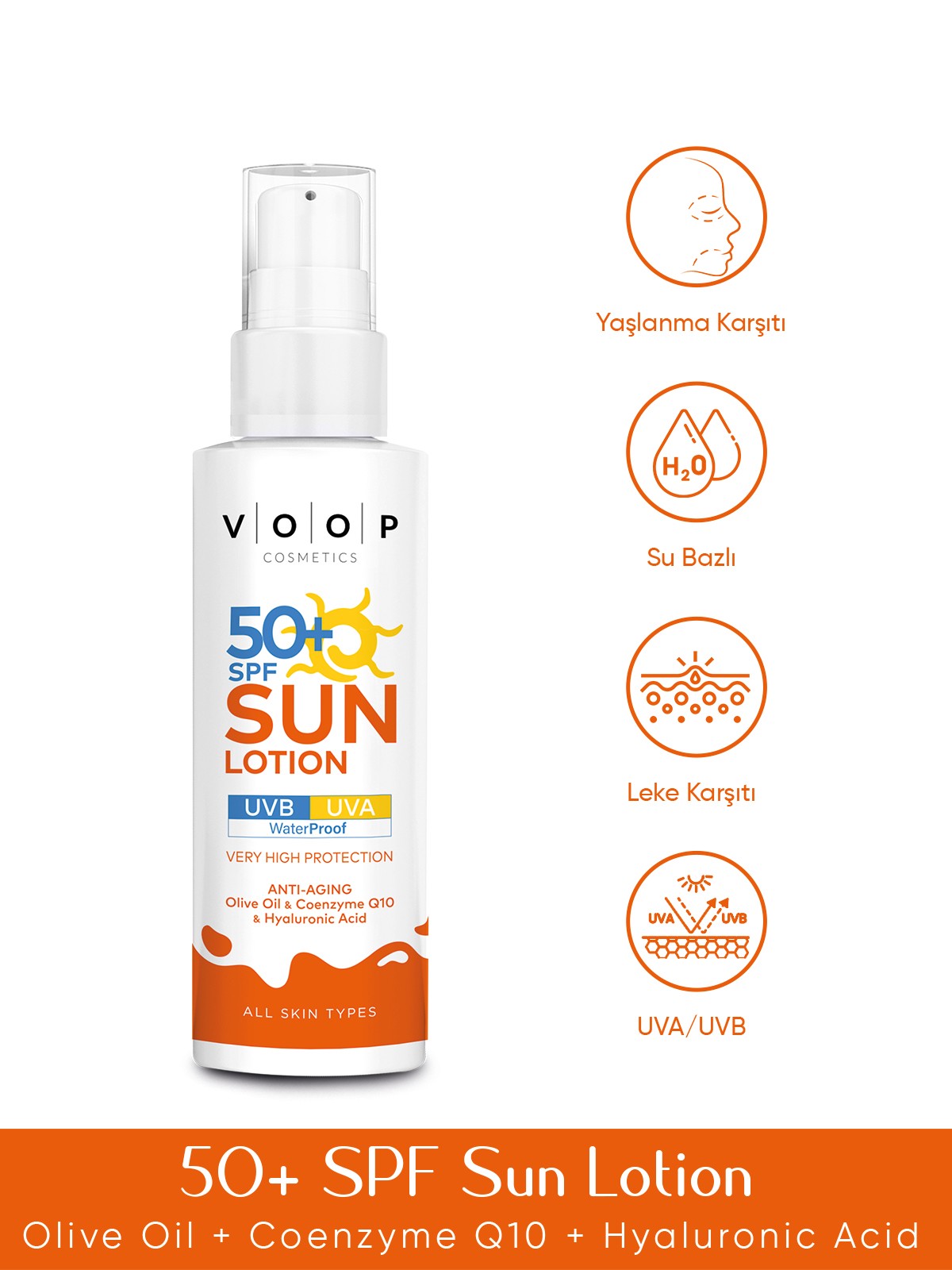 Hassas Ciltlere Özel Förmülü 50+ SPF Güneş Kremi | UVB - UVA Işınlarına Karşı Koruma - 150 ml