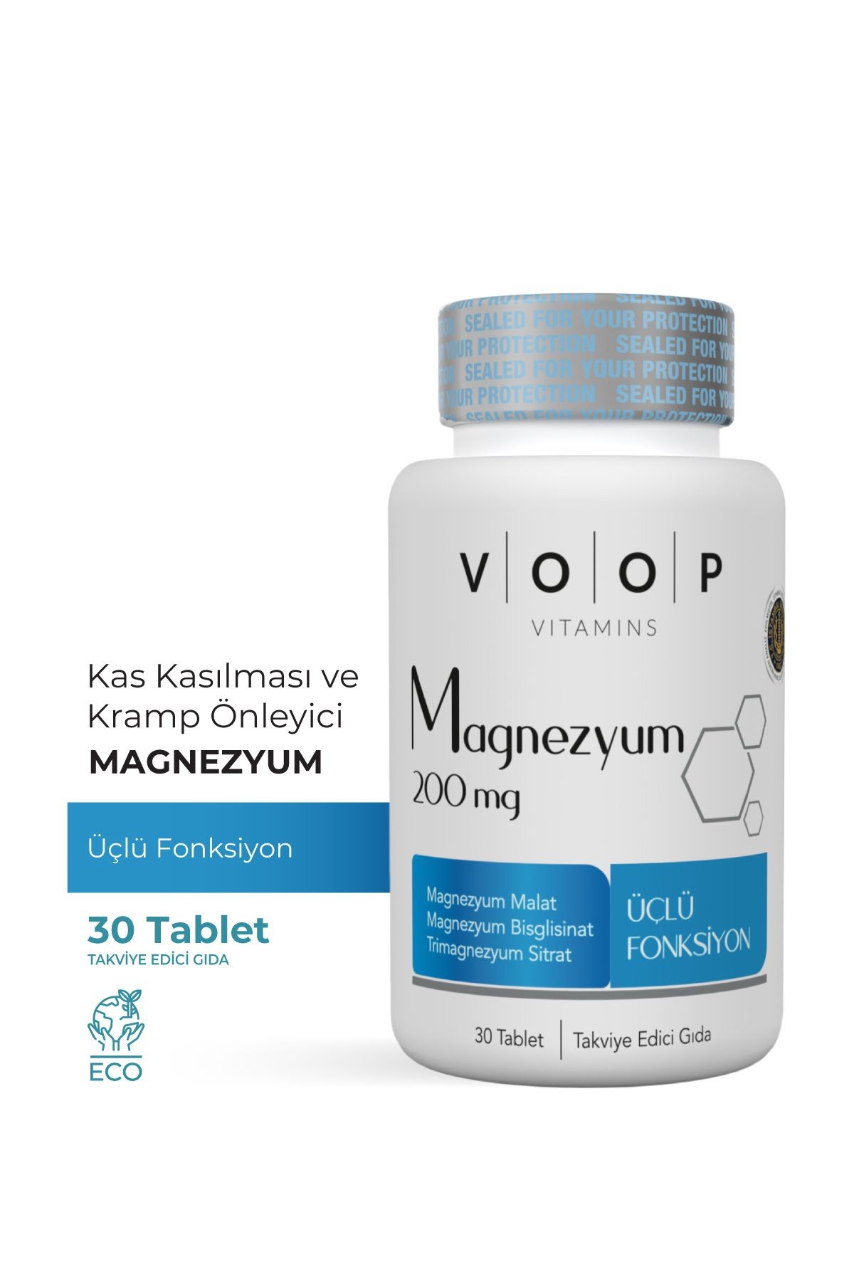 Magnezyum 200 mg 30 Tablet 