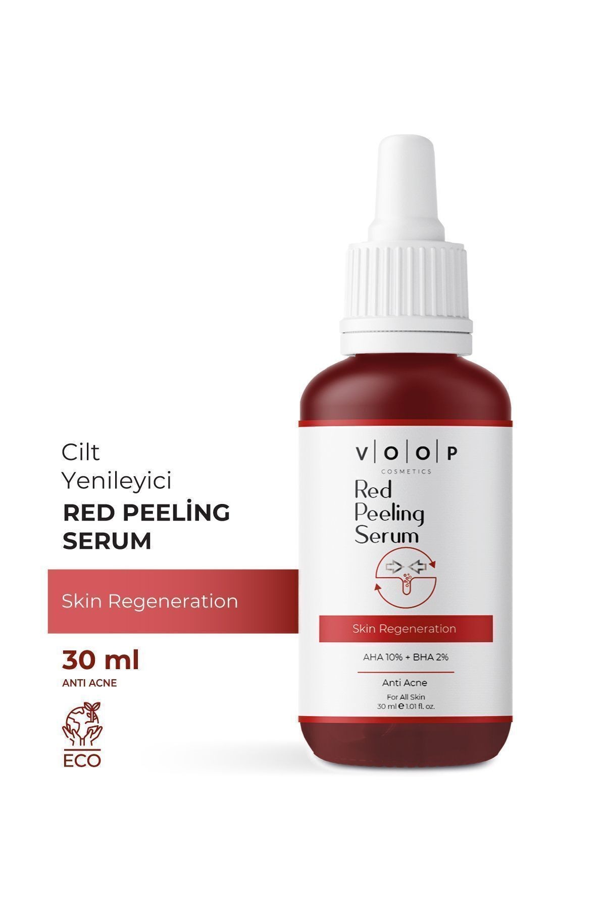 Cilt Yenileyici  Kırmızı Peeling Serum | Leke & Akne Karşıtı - 30 ml