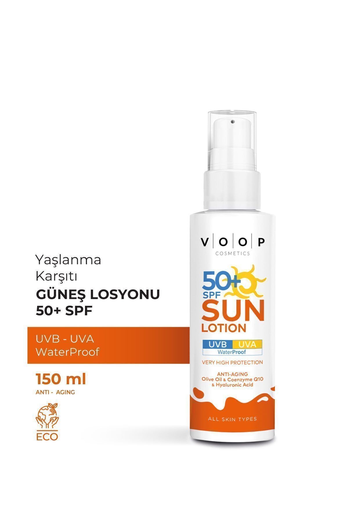 Hassas Ciltlere Özel Förmülü 50+ SPF Güneş Kremi | UVB - UVA Işınlarına Karşı Koruma - 150 ml