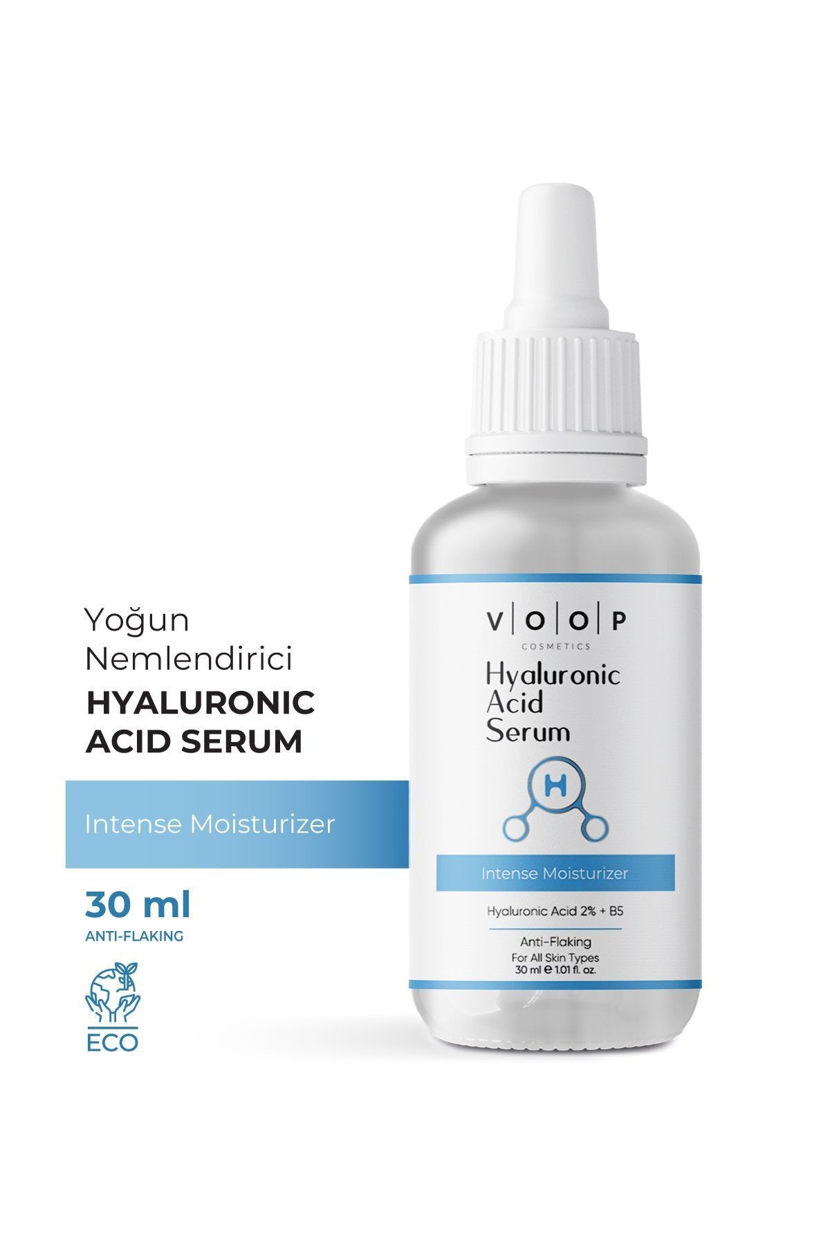 Hyaluronik Asit Serum | Derinlemesine Yoğun Yüz Nemlendirici - 30 ml