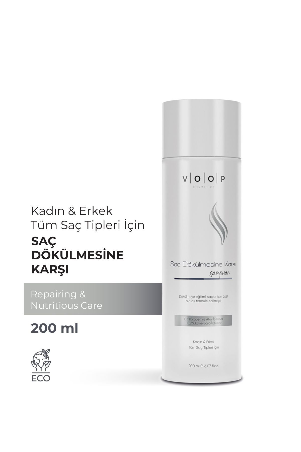 Saç Dökülmesine Karşı Bakım Şampuanı - 200 ml | Anti Hair Loss Formülü