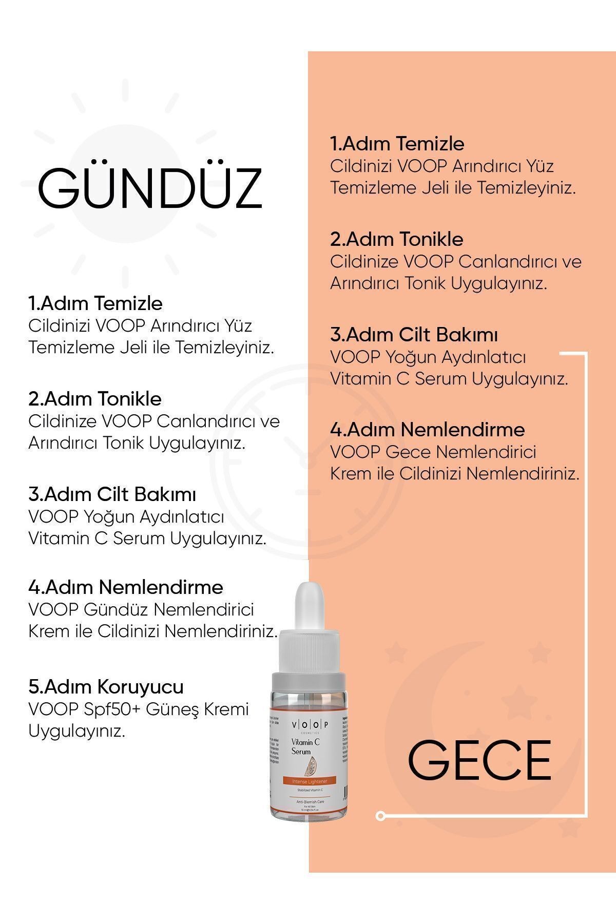 Koyu Leke Karşıtı & Yoğun Aydınlatıcı Vitamin C Serum | Özel Förmül - 10 ml