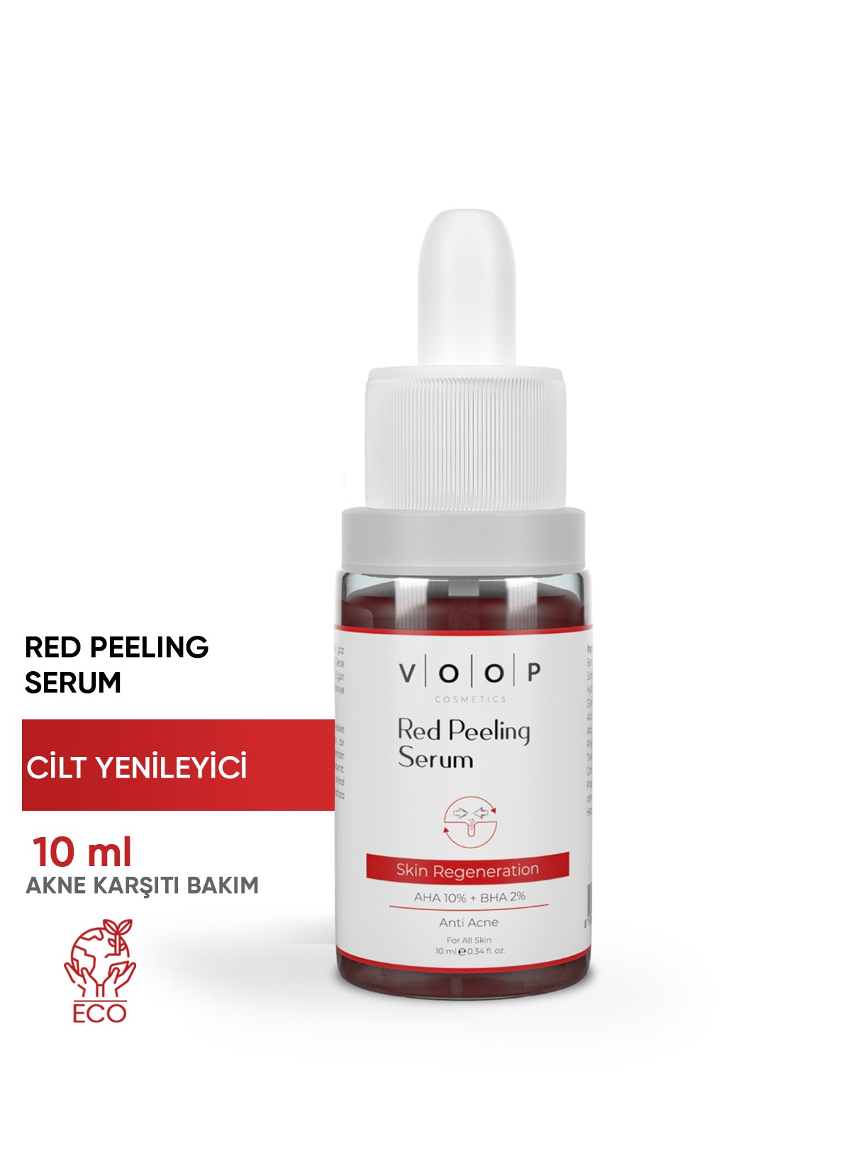 Red Peeling Mini Serum 10 ml | Cilt Tonu Eşitleyici ve Yenileyici Kırmızı Serum