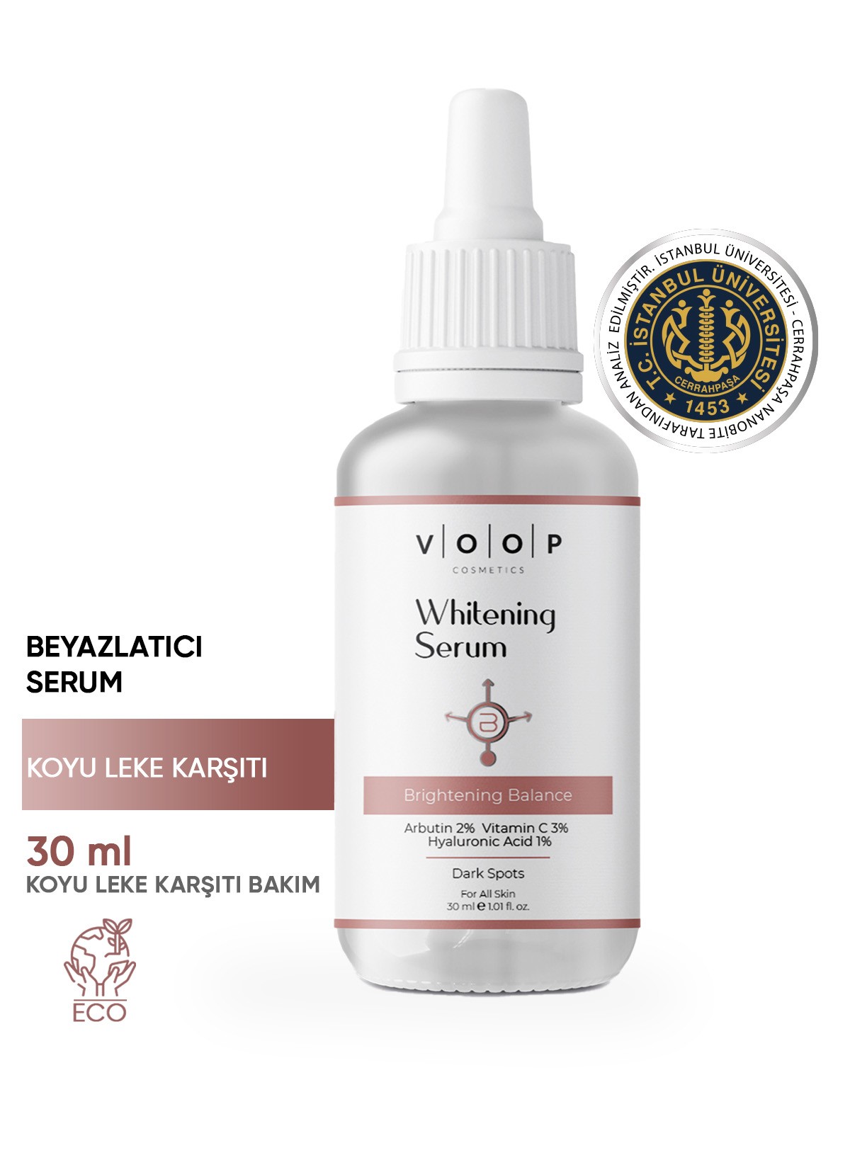 Whitening Ton Eşitleyici Serum 30 ml | Beyazlatıcı Cilt Bakım Serumu