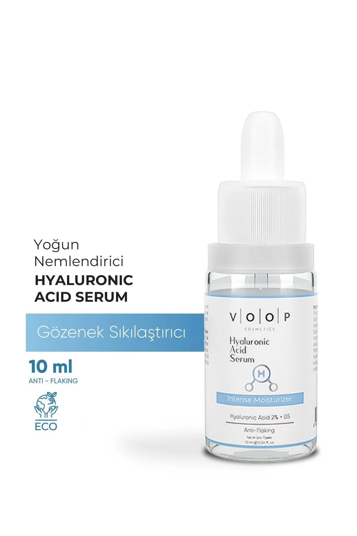 Derinlemesine Yoğun Yüz Nemlendirici Serum - 10 ml | %2 Hyaluronic Acid, B5 Hyaluronik Asit