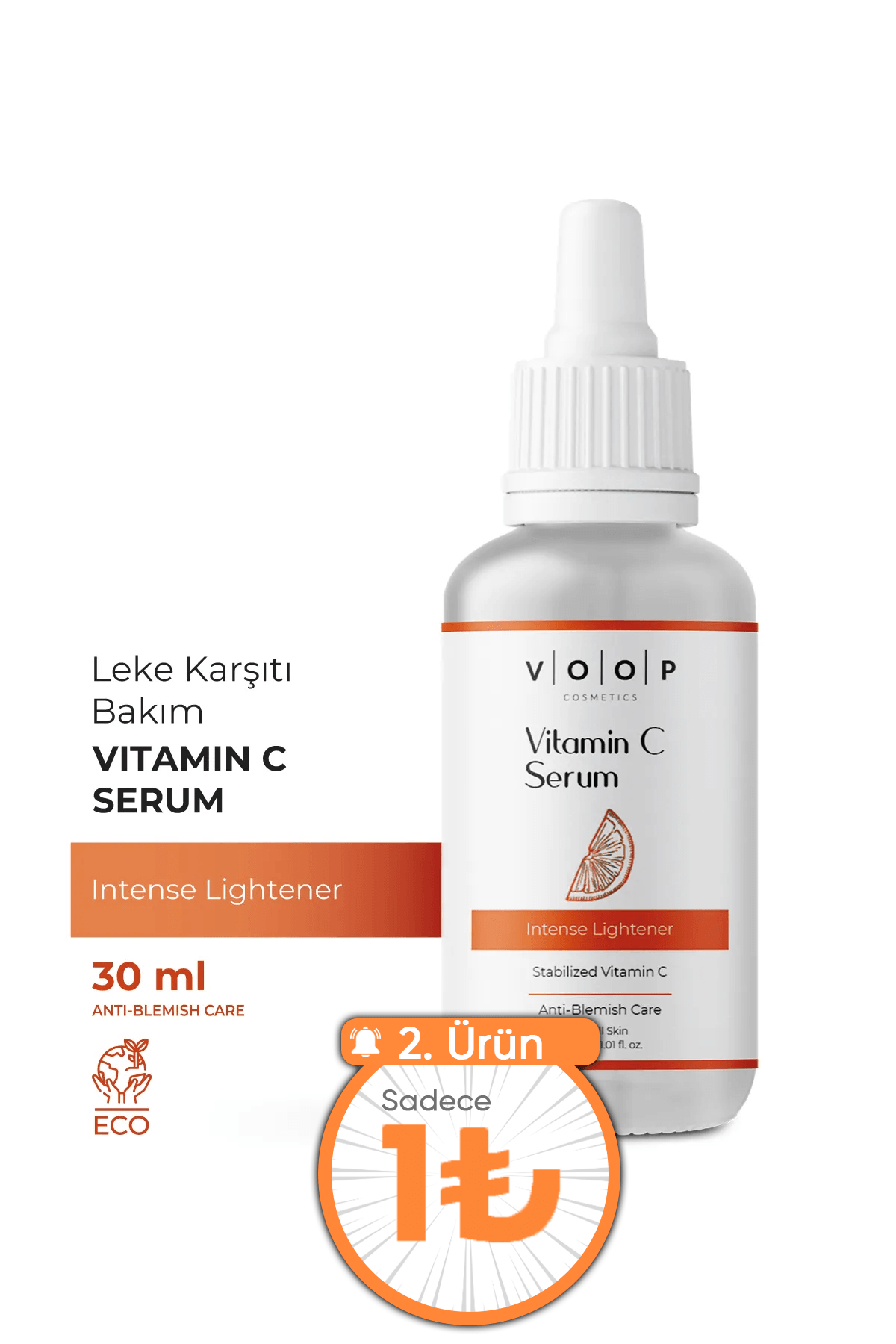 Koyu Leke Karşıtı & Yoğun Aydınlatıcı Vitamin C Serum | Özel Förmül - 30 ml