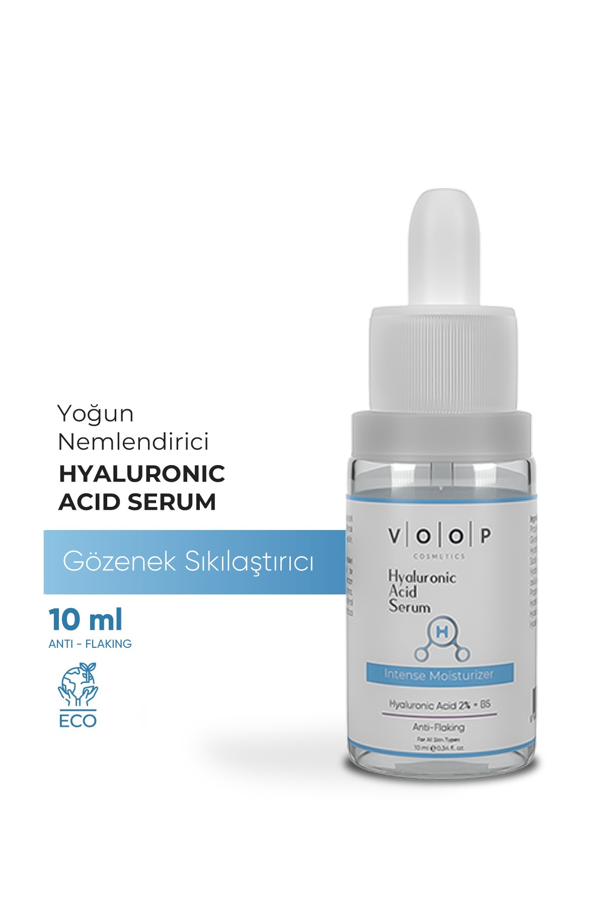 Hyaluronik Asit Serum | Derinlemesine Yoğun Yüz Nemlendirici - 10 ml