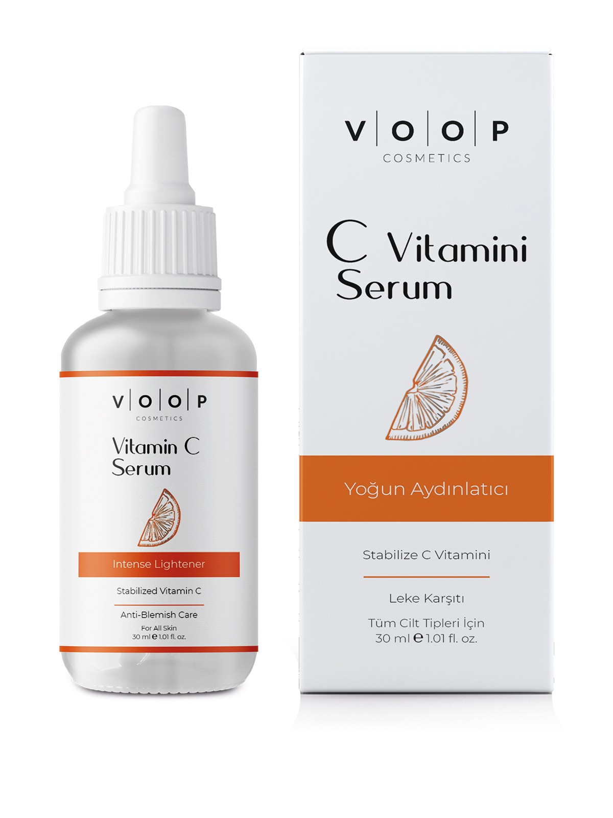 Koyu Leke Karşıtı & Yoğun Aydınlatıcı Vitamin C Serum | Özel Förmül - 30 ml