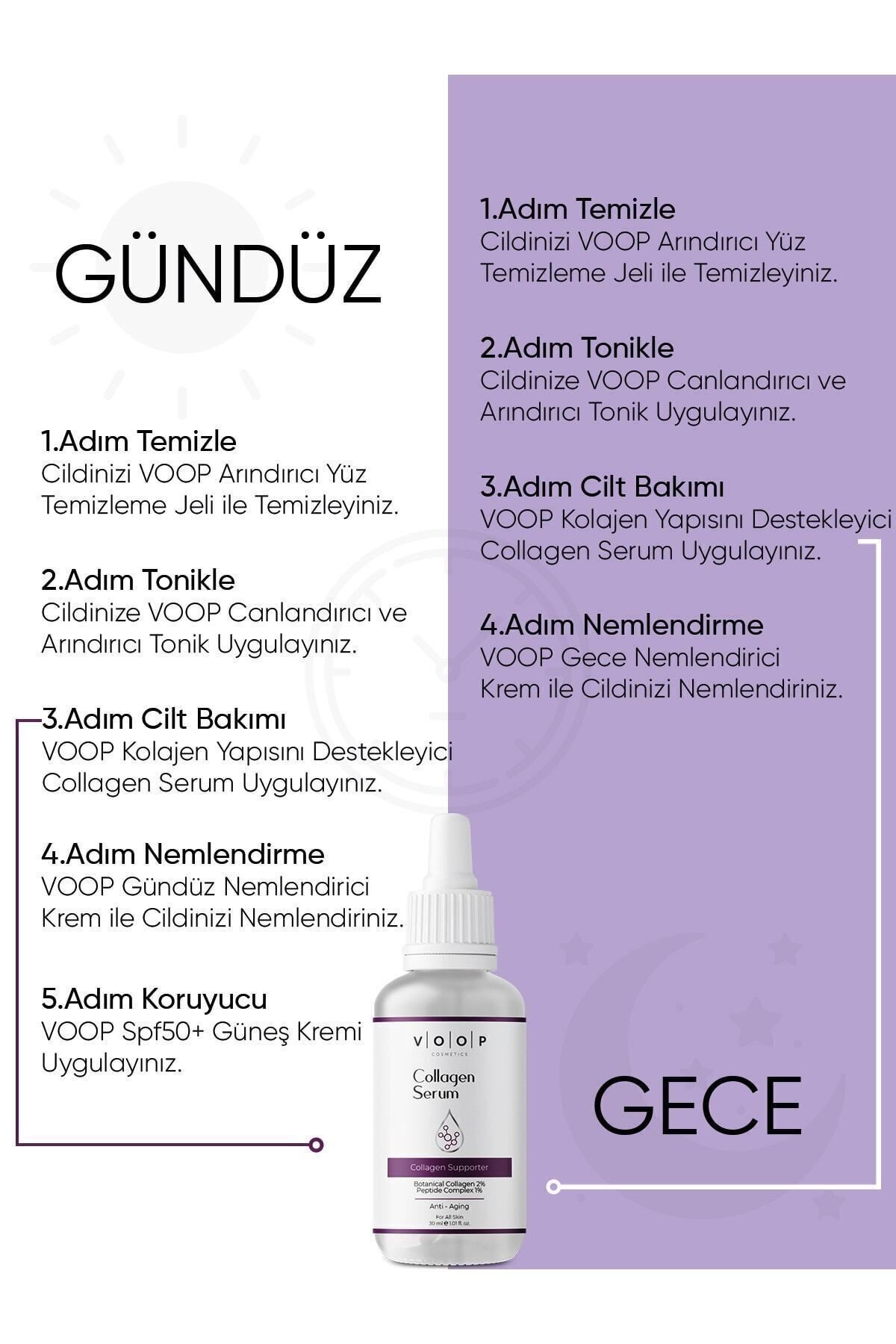 Yaşlanma Karşıtı & Cilt Elastiği Destekleyici Collagen Serum | Kolajen Desteği ile Canlı Cilt Görünümü - 30 ml