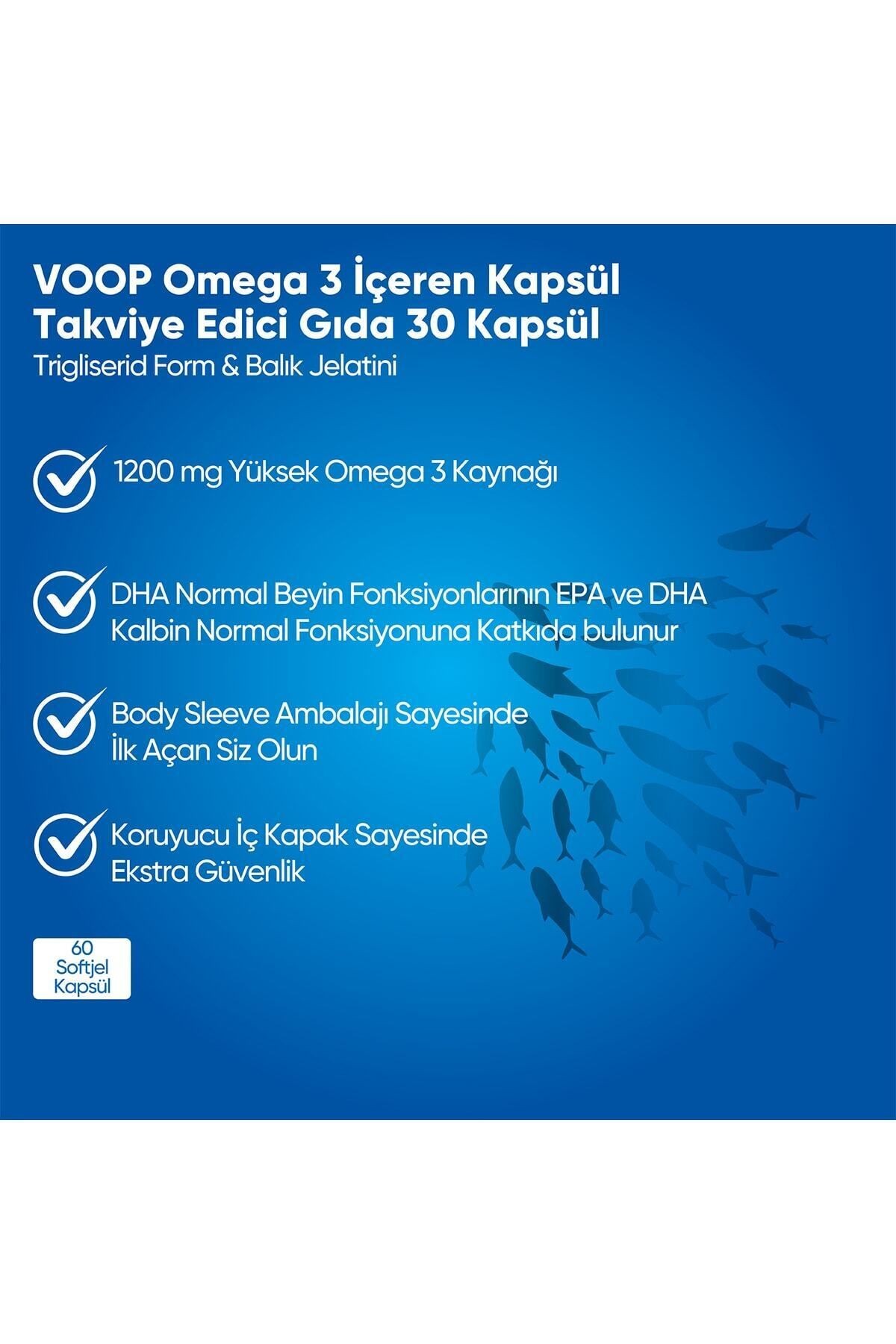 Omega 3 1200 Mg 60 Kapsül Beta Glukan 1,3/1,6 Kara Mürver, Vitamin C, Çinko 30 Kapsül