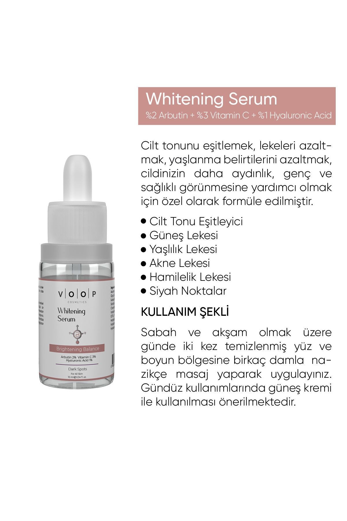 Leke Karşıtı & Cilt Aydınlatıcı Mini Serum Bakım Seti - 10 ml