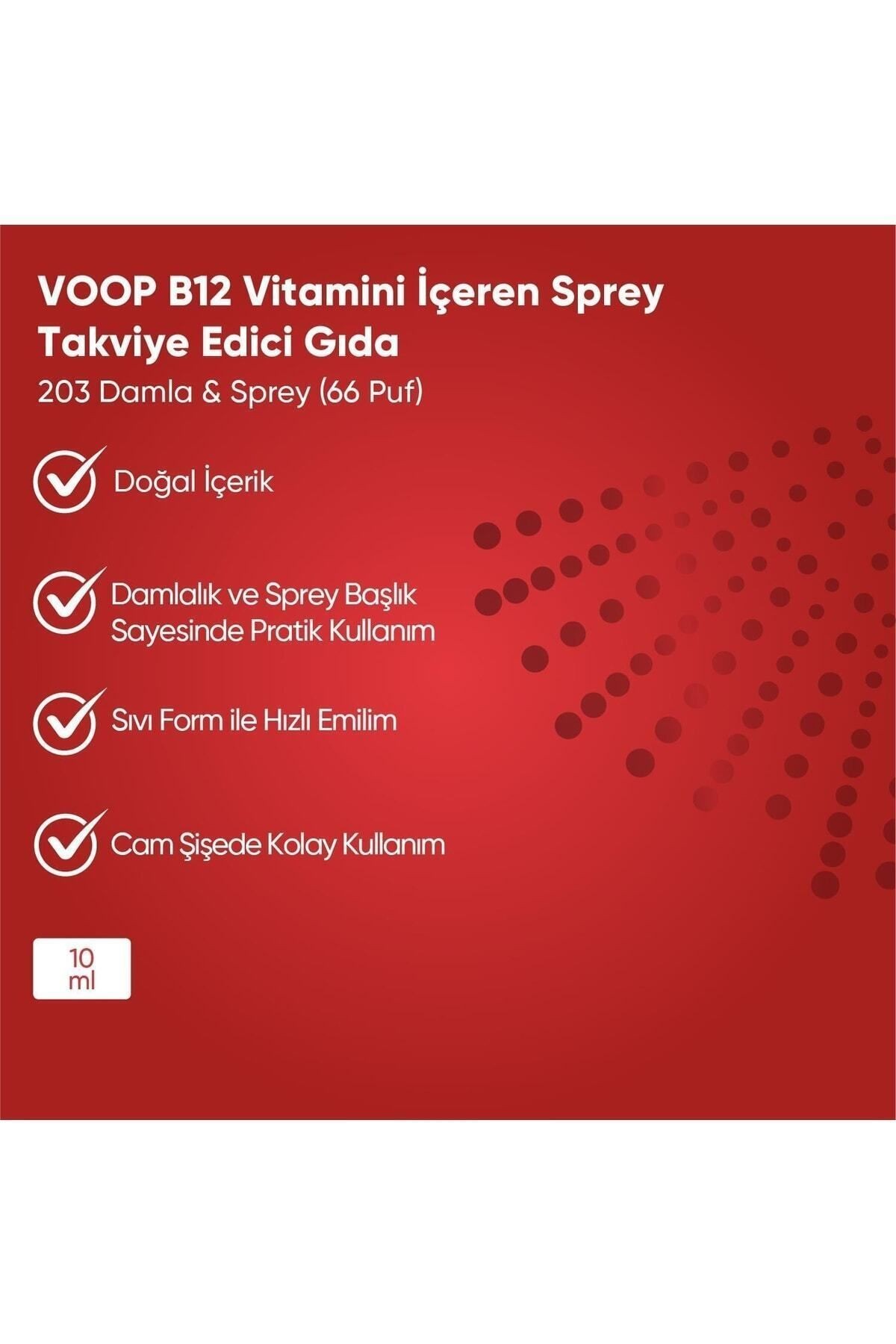 Vitamin B12 Methylcobalamin 1000 Mg Sprey-damla | 10 ml X2