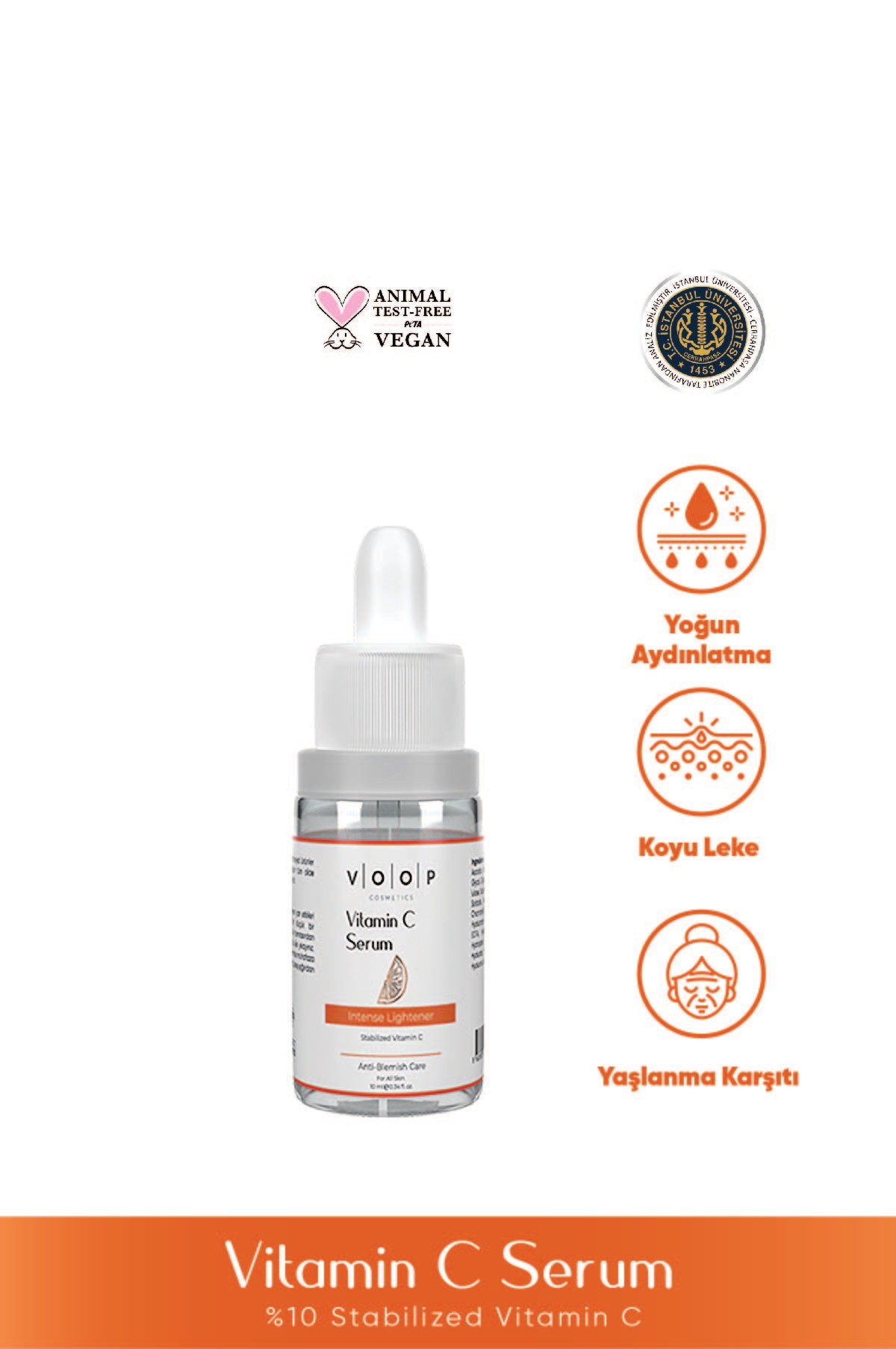 Koyu Leke Karşıtı & Yoğun Aydınlatıcı Vitamin C Serum | Özel Förmül - 10 ml