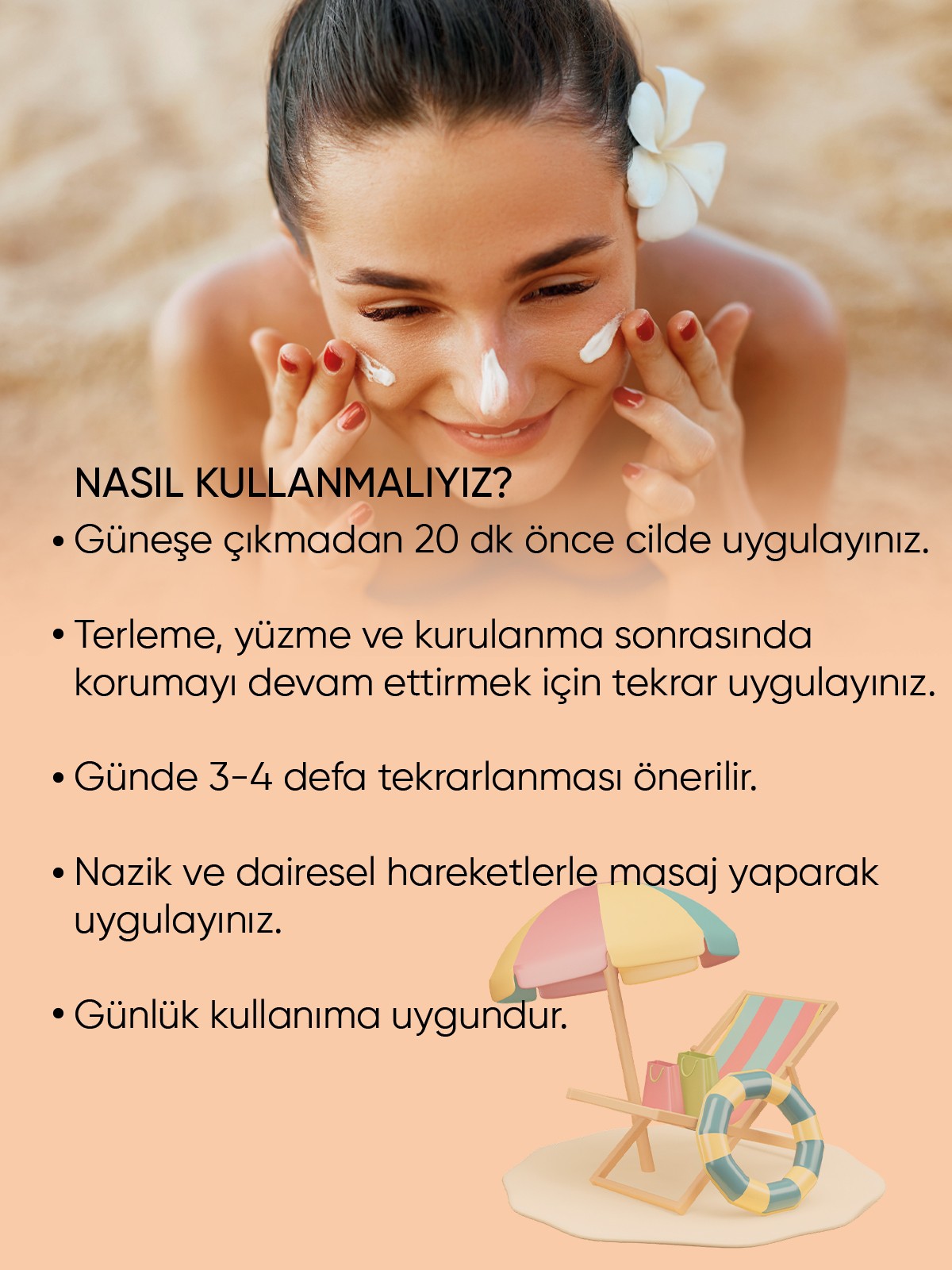 Hassas Ciltlere Özel Förmülü 50+ SPF Güneş Kremi | UVB - UVA Işınlarına Karşı Koruma - 150 ml