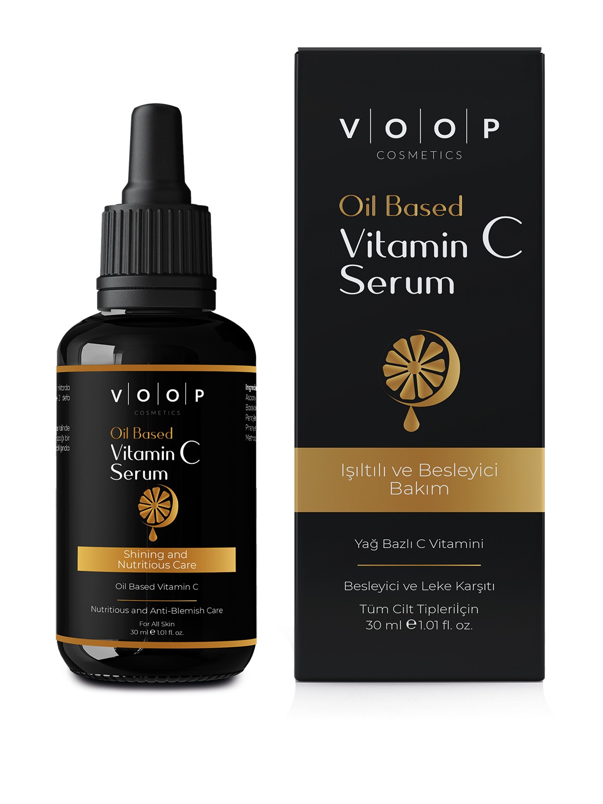 Yağ Bazlı C Vitamin Serum |Yüz ve Cilt Parlatıcı & Besleyici - 30 ml