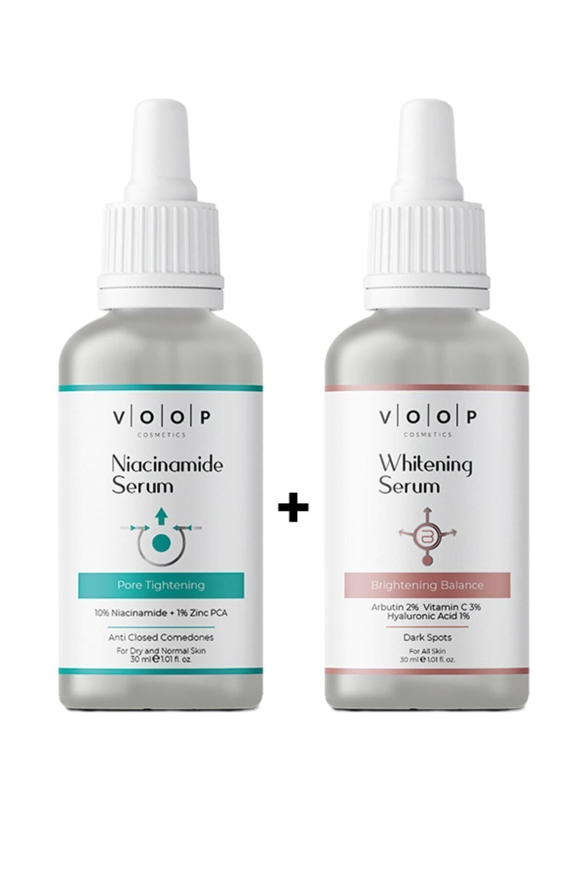 Niacinamide Gözenek Sıkılaştırıcı Serum 30 ml & Whitening Cilt Tonu Eşitleyici Serum 30 ml