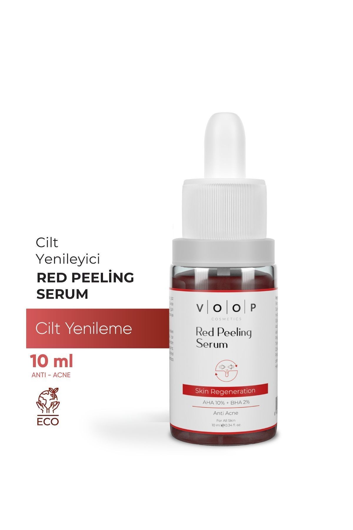 Cilt Yenileyici  Kırmızı Peeling Serum | Leke & Akne Karşıtı - 10 ml