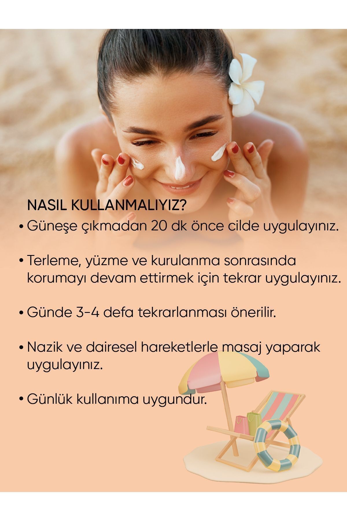 Hassas Ciltlere Özel Förmülü 50+ SPF Güneş Kremi | UVB - UVA Işınlarına Karşı Koruma - 150 ml