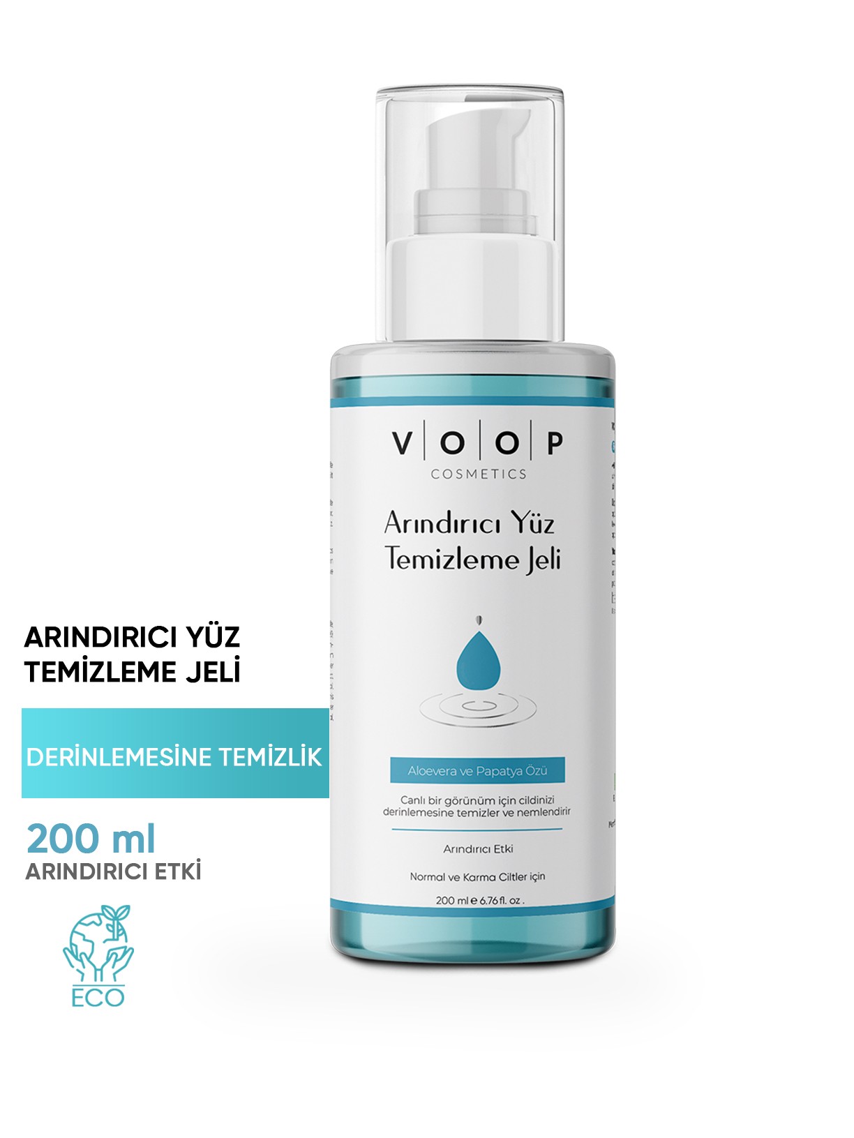 Arındırıcı Yüz Temizleme Jeli 200 ml | Aloevera ve Papatya Özlü