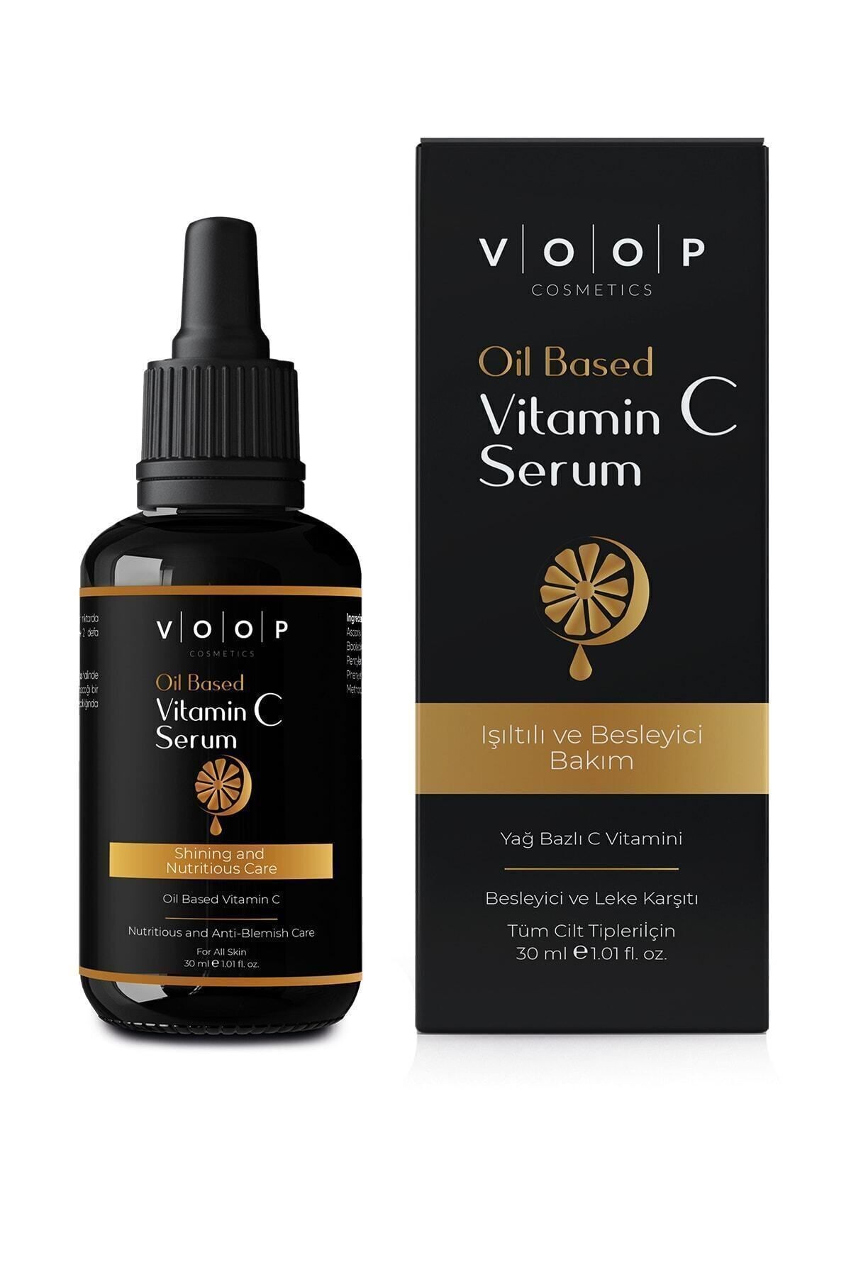 Yağ Bazlı C Vitamin Serum |Yüz ve Cilt Parlatıcı & Besleyici - 30 ml