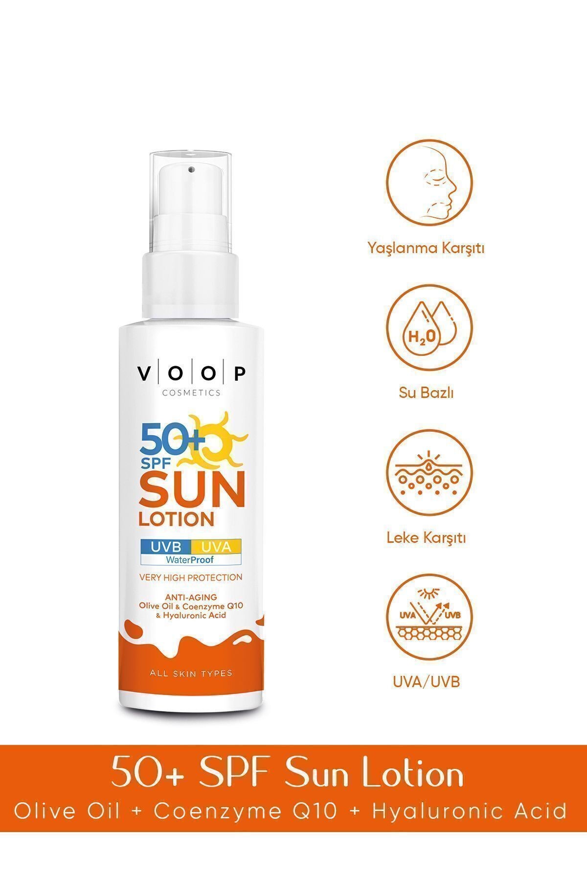 Hassas Ciltlere Özel Förmülü 50+ SPF Güneş Kremi | UVB - UVA Işınlarına Karşı Koruma - 150 ml