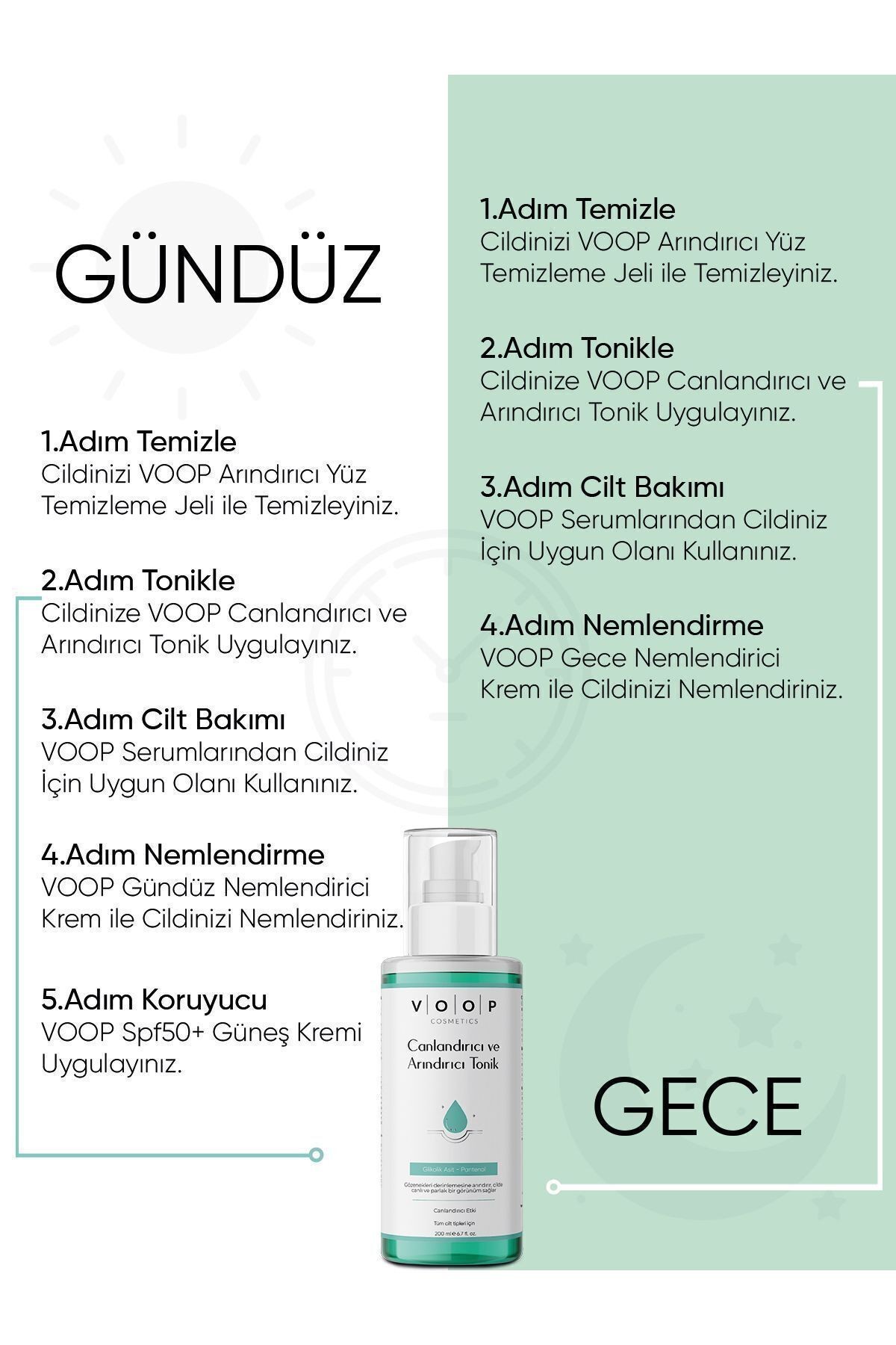 Gözenek Arındırıcı & Parlatıcı Tonik | Cildi Canlandırır ve Arındırır - 200 ml