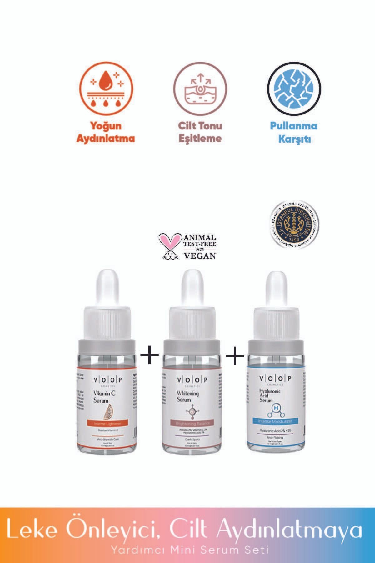 Leke Karşıtı & Cilt Aydınlatıcı Mini Serum Bakım Seti - 10 ml