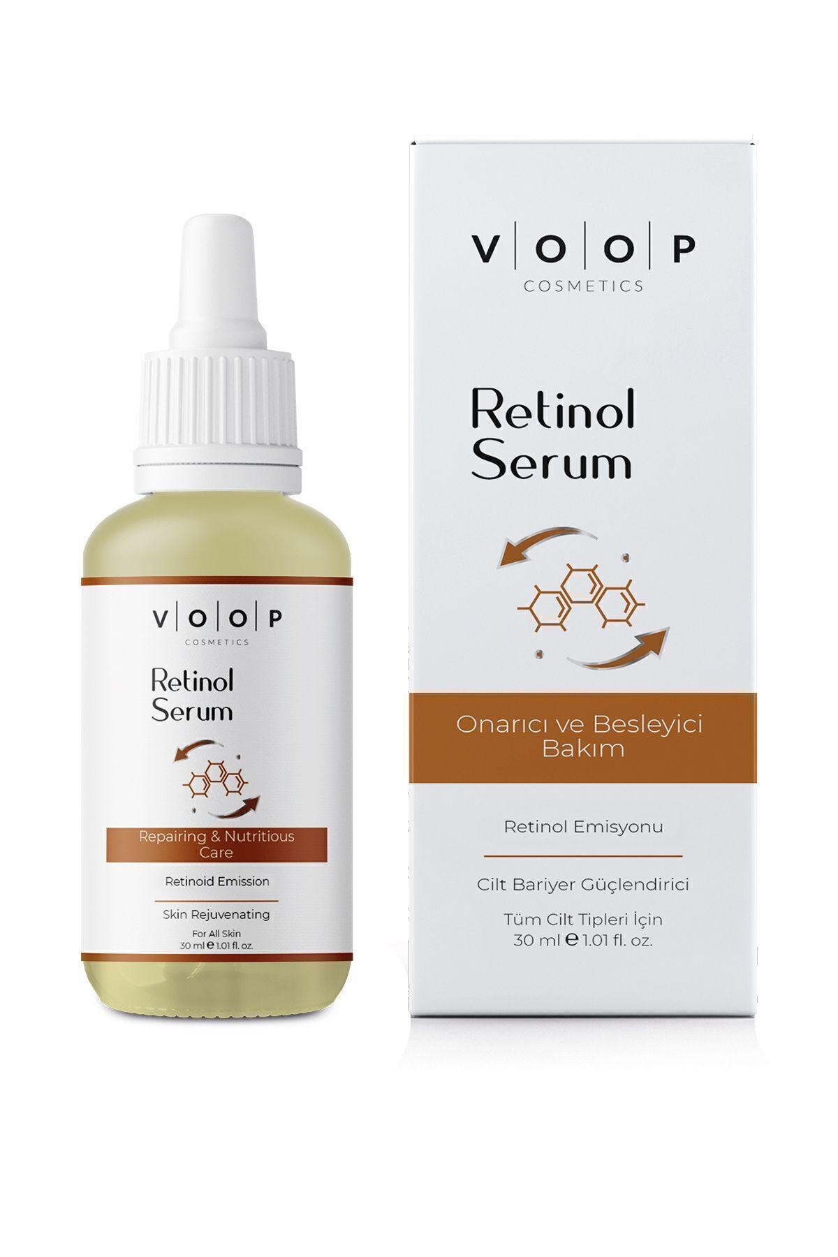 Cilt Onarıcı ve Yenileyici  & Besleyici Retinol Bakım Serum - 30 ml