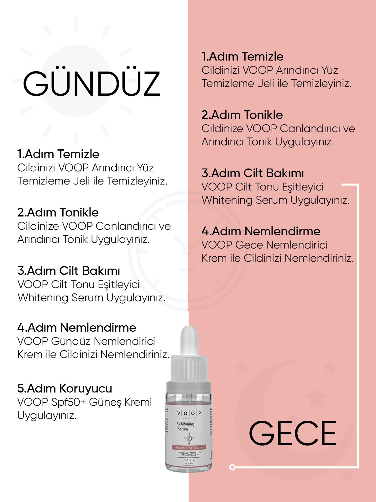 Beyazlatıcı Yüz Bakım Serumu | Ton Eşitleme & Siyah Nokta ve Leke Karşıtı - 10 ml