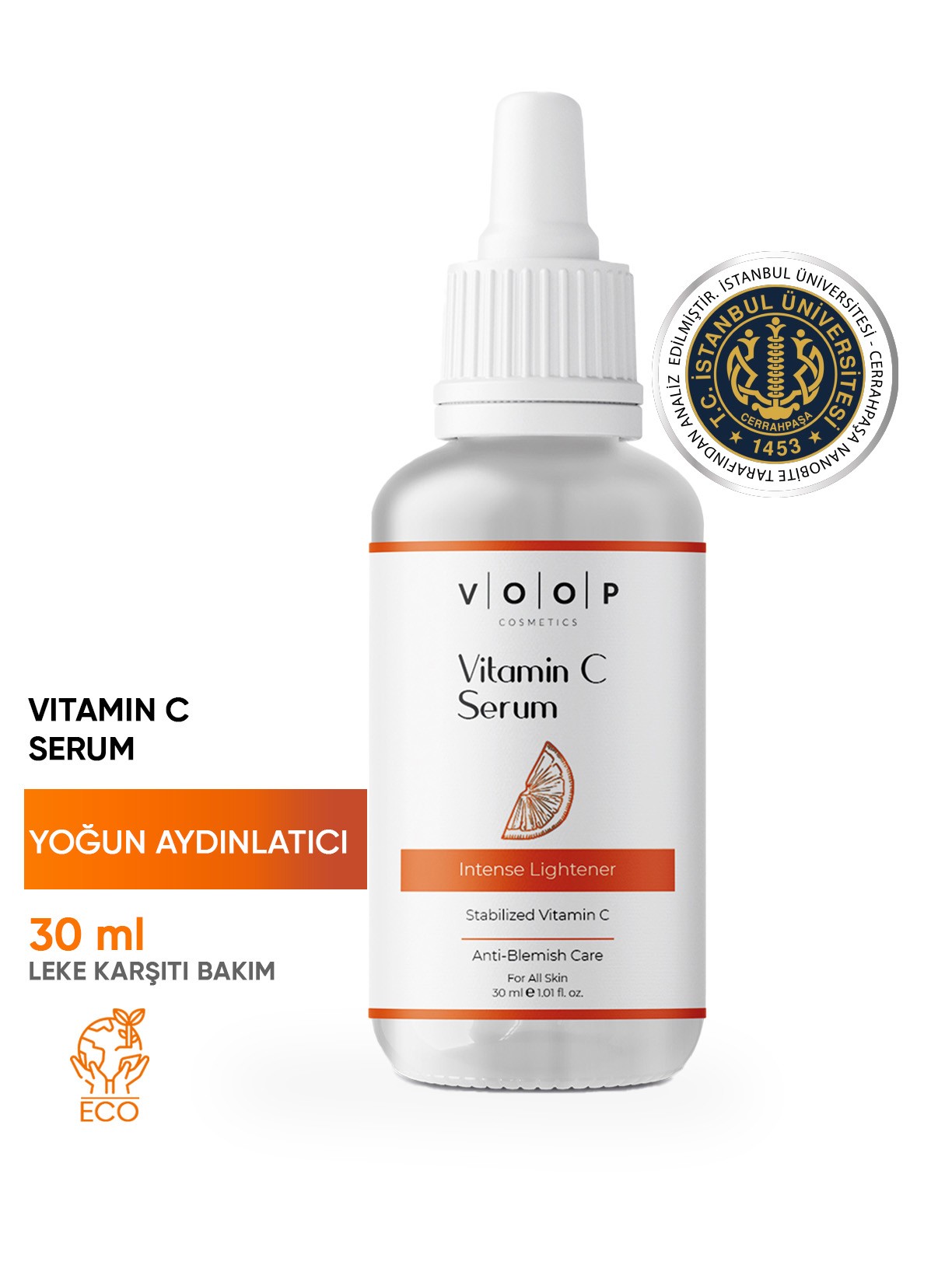 Vitamin C Serum 30 ml (Su Bazlı) | Yoğun Aydınlatıcı Cilt Bakım Serumu