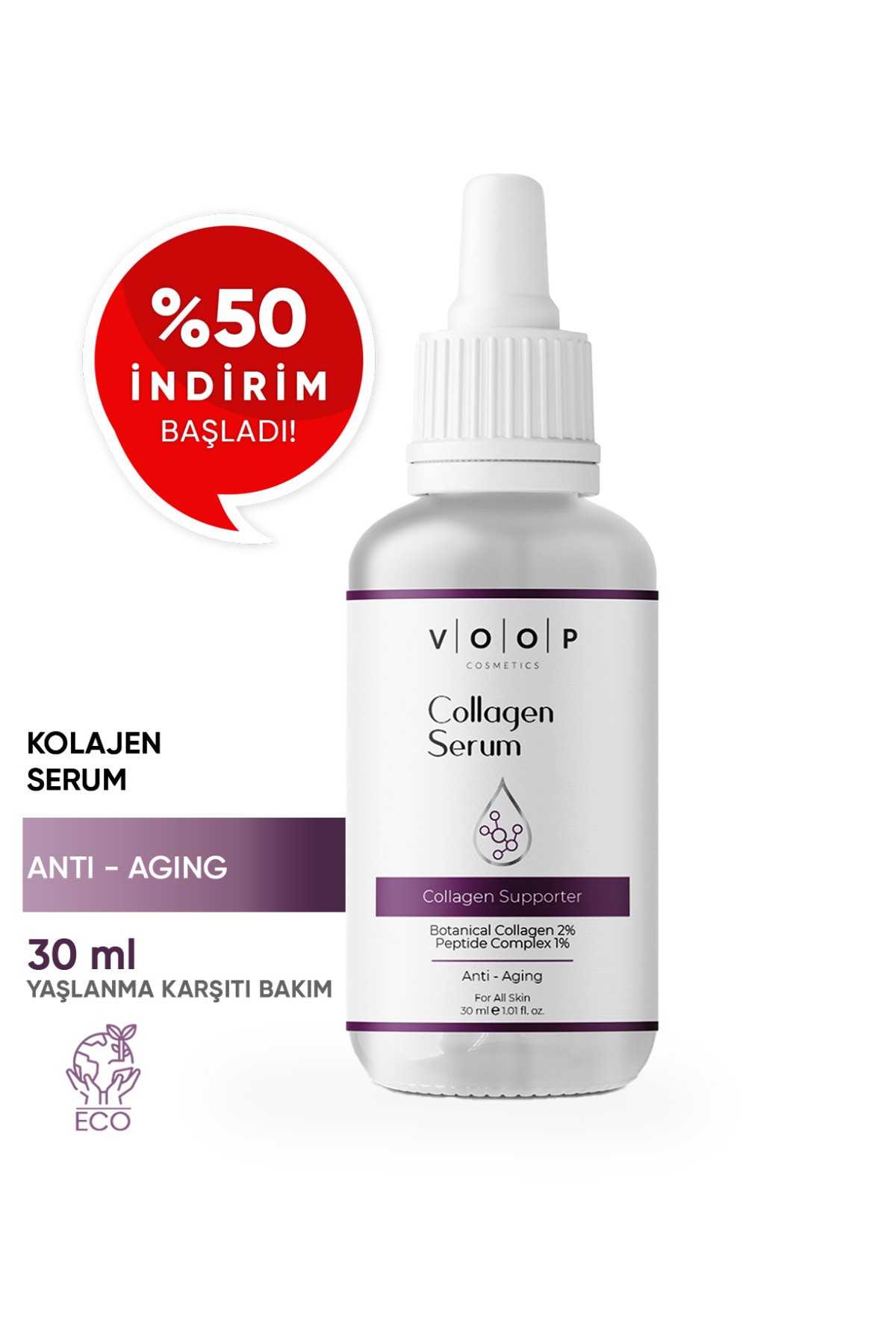 Collagen Serum 30 ml | Yaşlanma Karşıtı Kolajen Serum