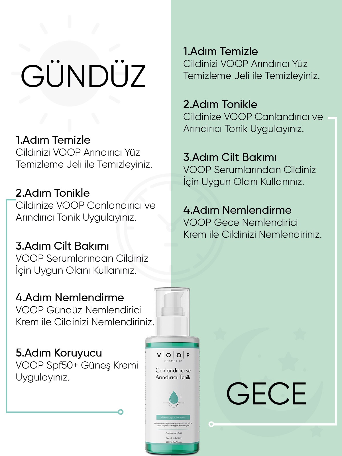 Gözenek Arındırıcı & Parlatıcı Tonik | Cildi Canlandırır ve Arındırır - 200 ml