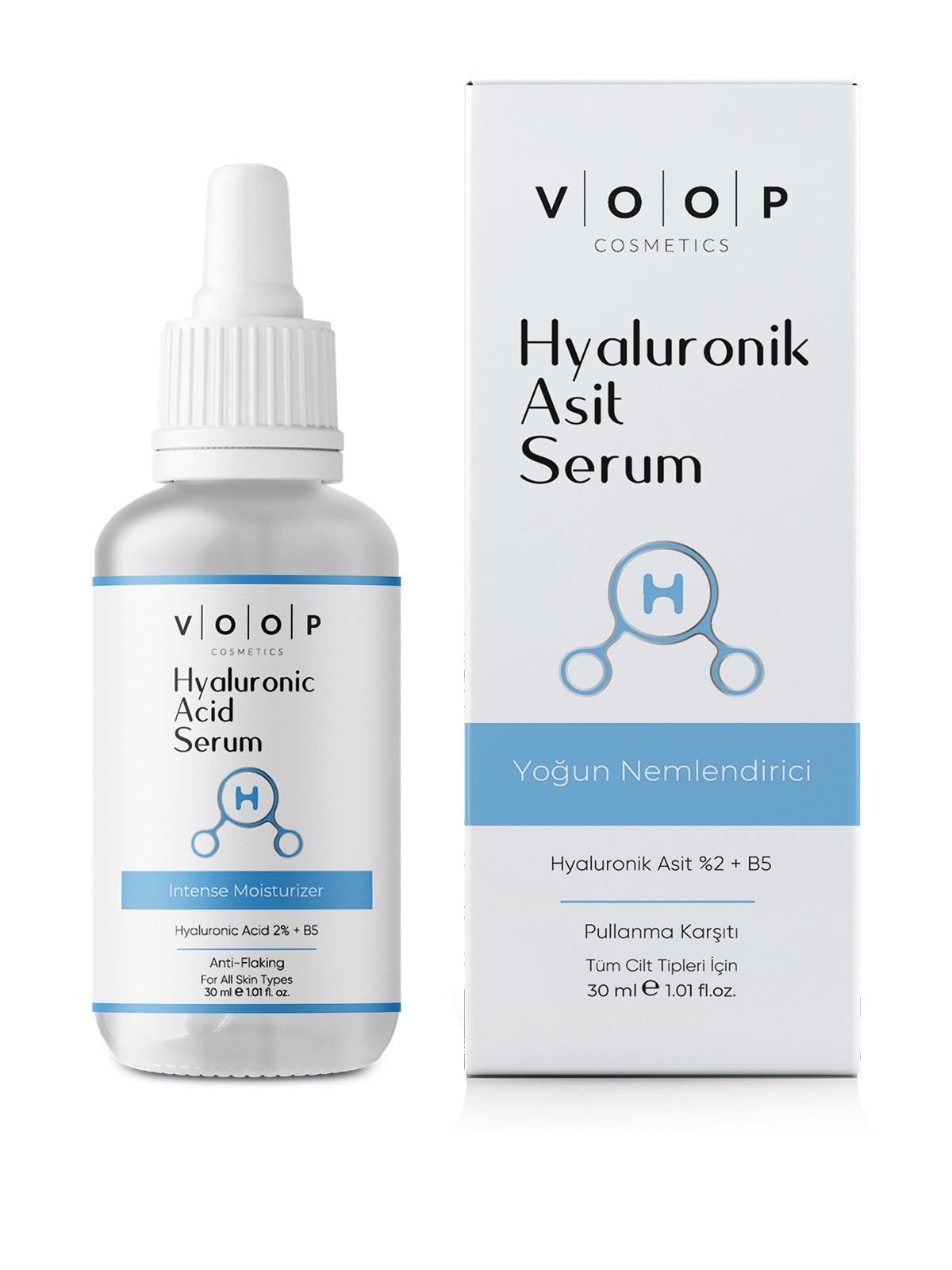 Hyaluronik Asit Serum | Derinlemesine Yoğun Yüz Nemlendirici - 30 ml