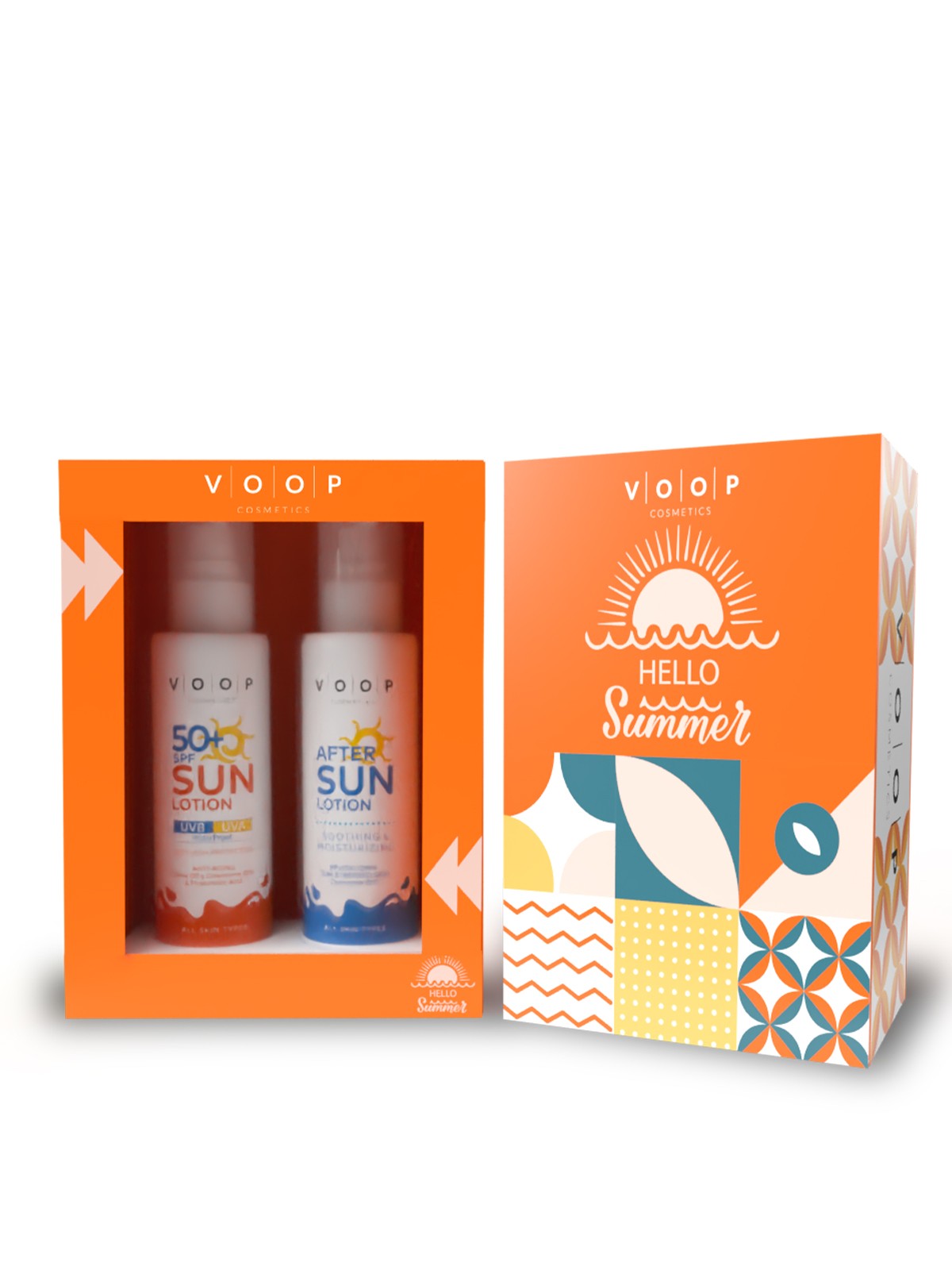 Vücut Güneş Kremi 50 Spf - 150 ml & Güneş Sonrası Losyon - 150 ml | Ikili Set