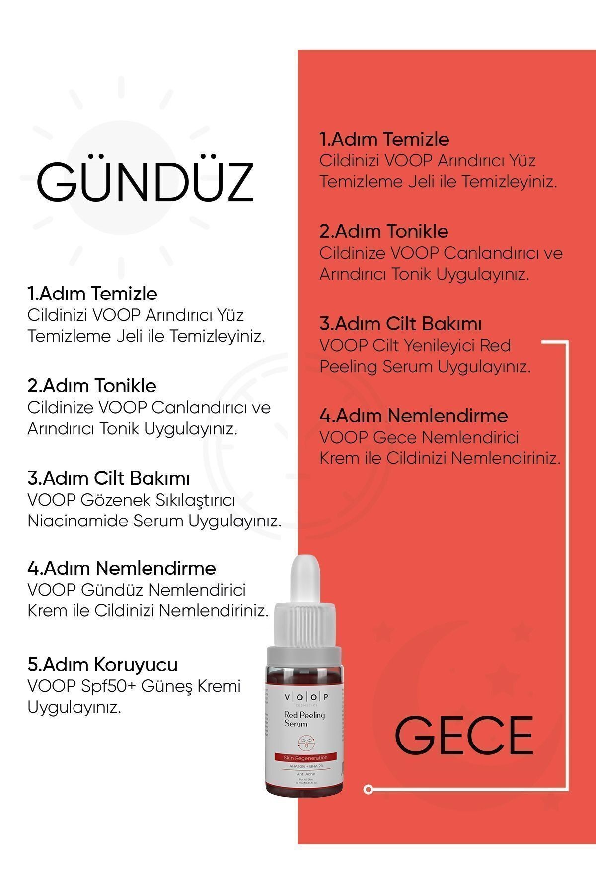 Cilt Yenileyici  Kırmızı Peeling Serum | Leke & Akne Karşıtı - 10 ml