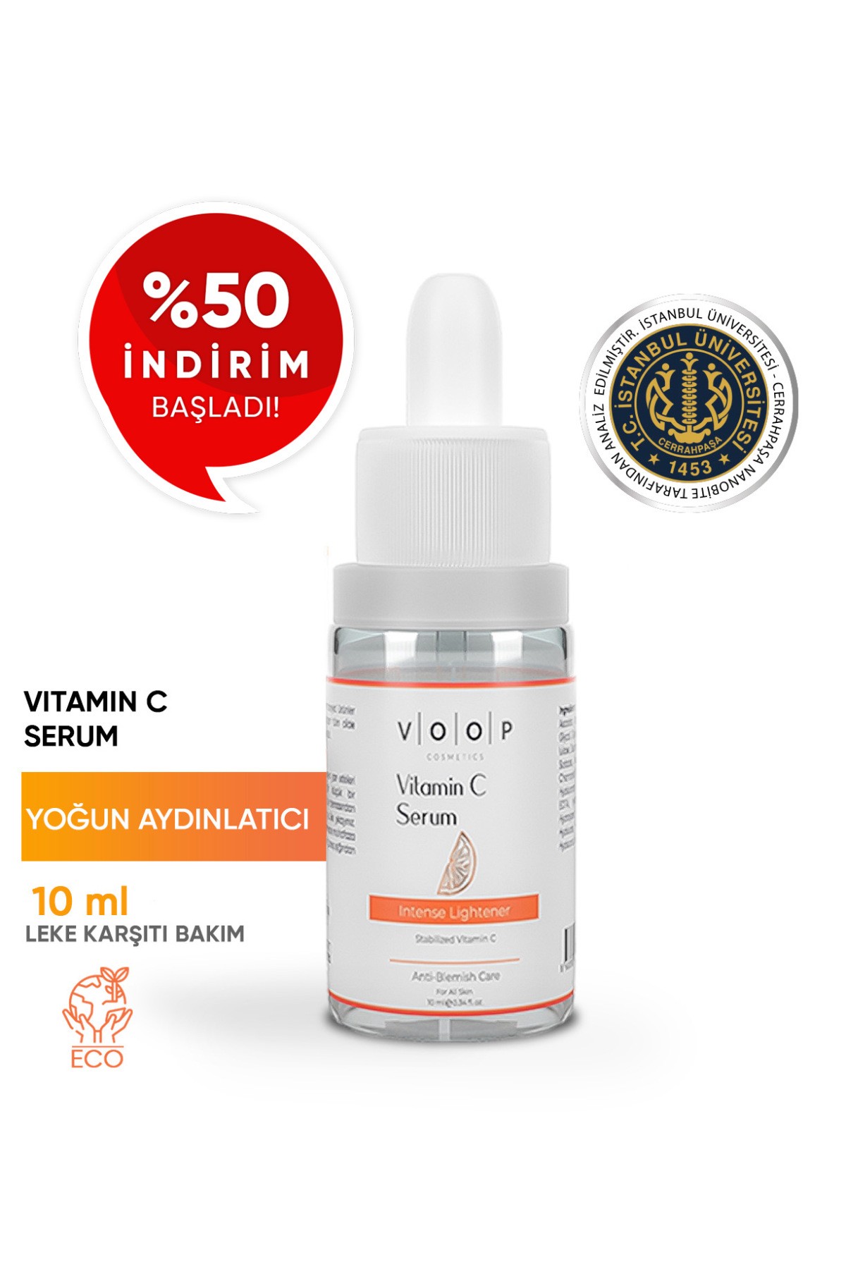 Vitamin C Mini Serum 10 ml (Su Bazlı) | Yoğun Aydınlatıcı Cilt Bakım Serumu